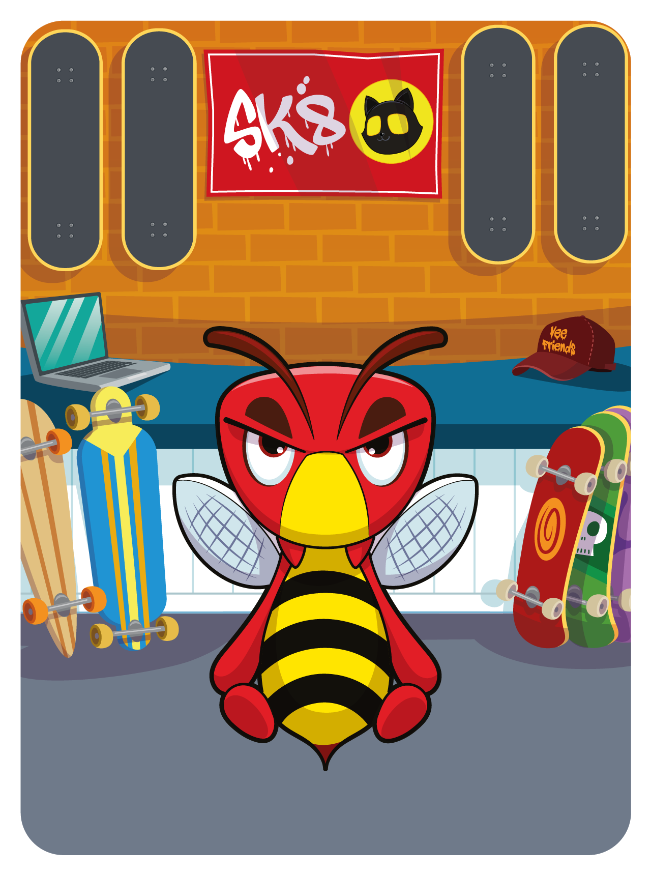 Gary Vaynerchuk - VeeFriends Series 2 - "Hot Shit" Hornet #41842 - NFT # 41842