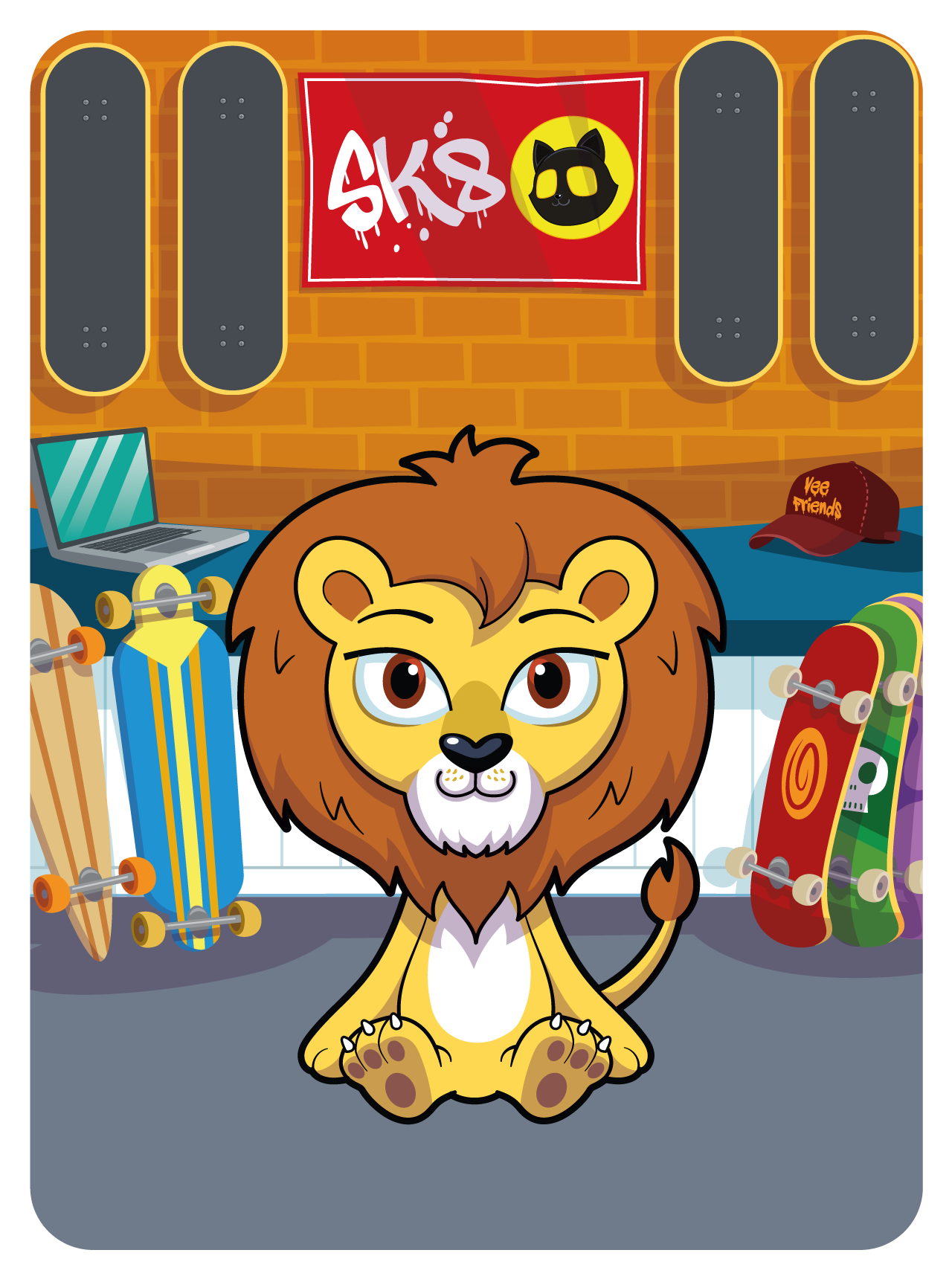 Gary Vaynerchuk - VeeFriends Series 2 - Logical Lion #41901 - NFT # 41901