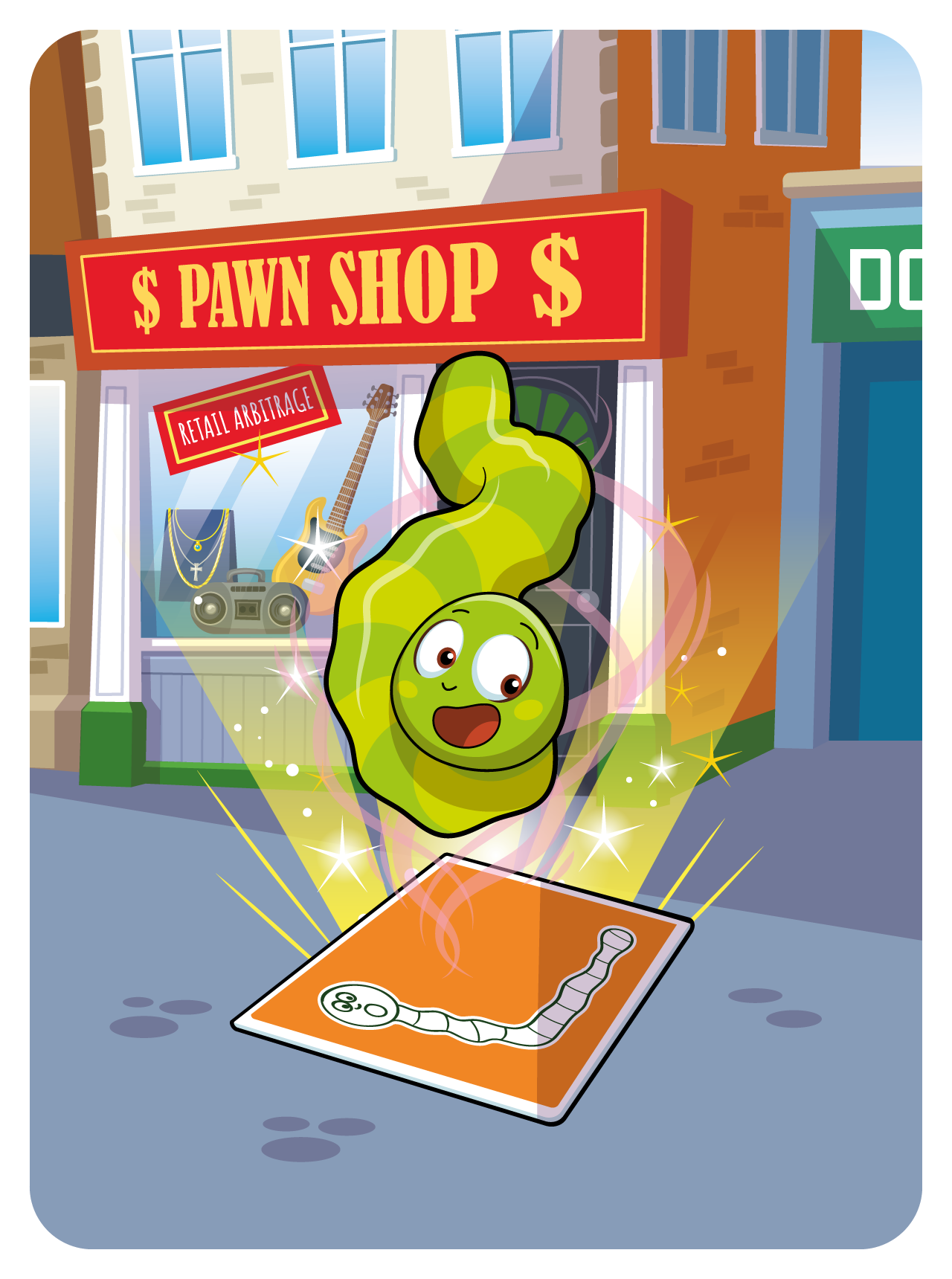 Gary Vaynerchuk - VeeFriends Series 2 - Glowing Glow Worm #4196 - NFT # 4196