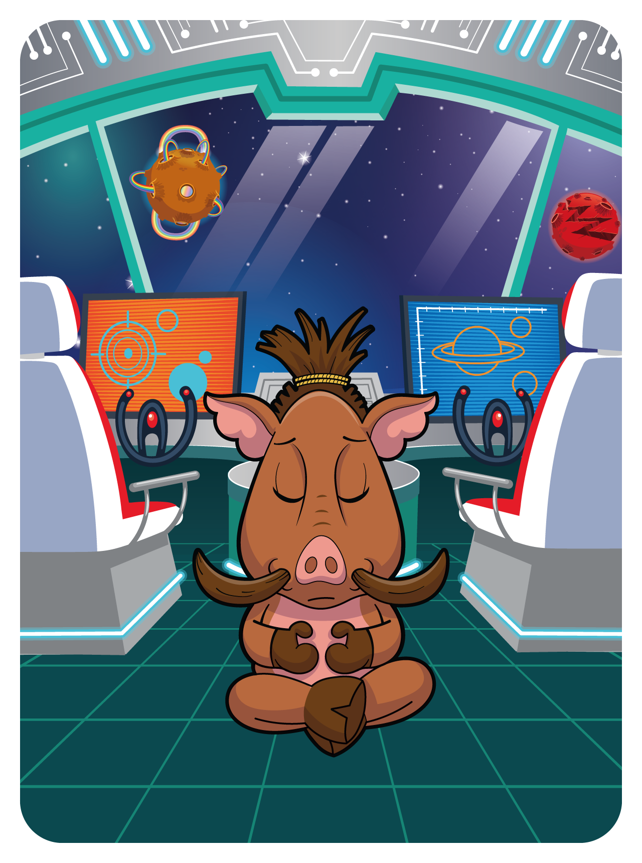 Gary Vaynerchuk - VeeFriends Series 2 - Wily Wild Boar #41989 - NFT # 41989