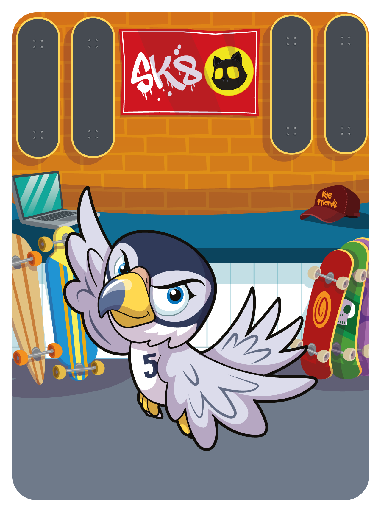 Gary Vaynerchuk - VeeFriends Series 2 - Focused Falcon #42000 - NFT # 42000