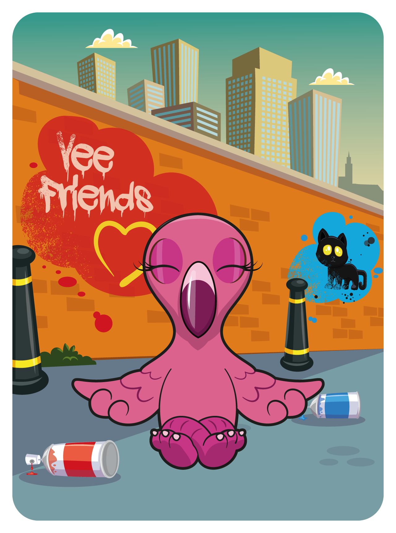 Gary Vaynerchuk - VeeFriends Series 2 - Forthright Flamingo #42320 - NFT # 42320