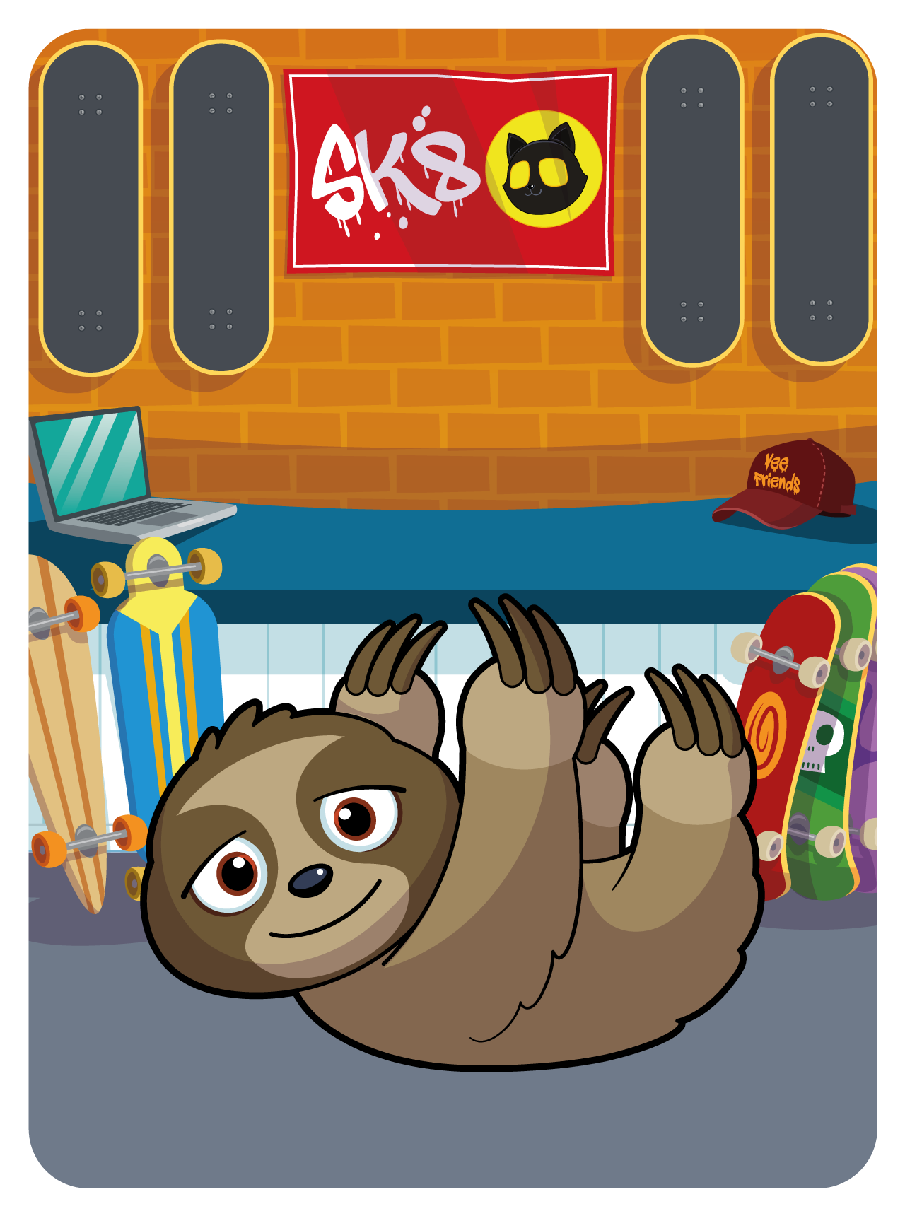 Gary Vaynerchuk - VeeFriends Series 2 - Selfless Sloth #42573 - NFT # 42573