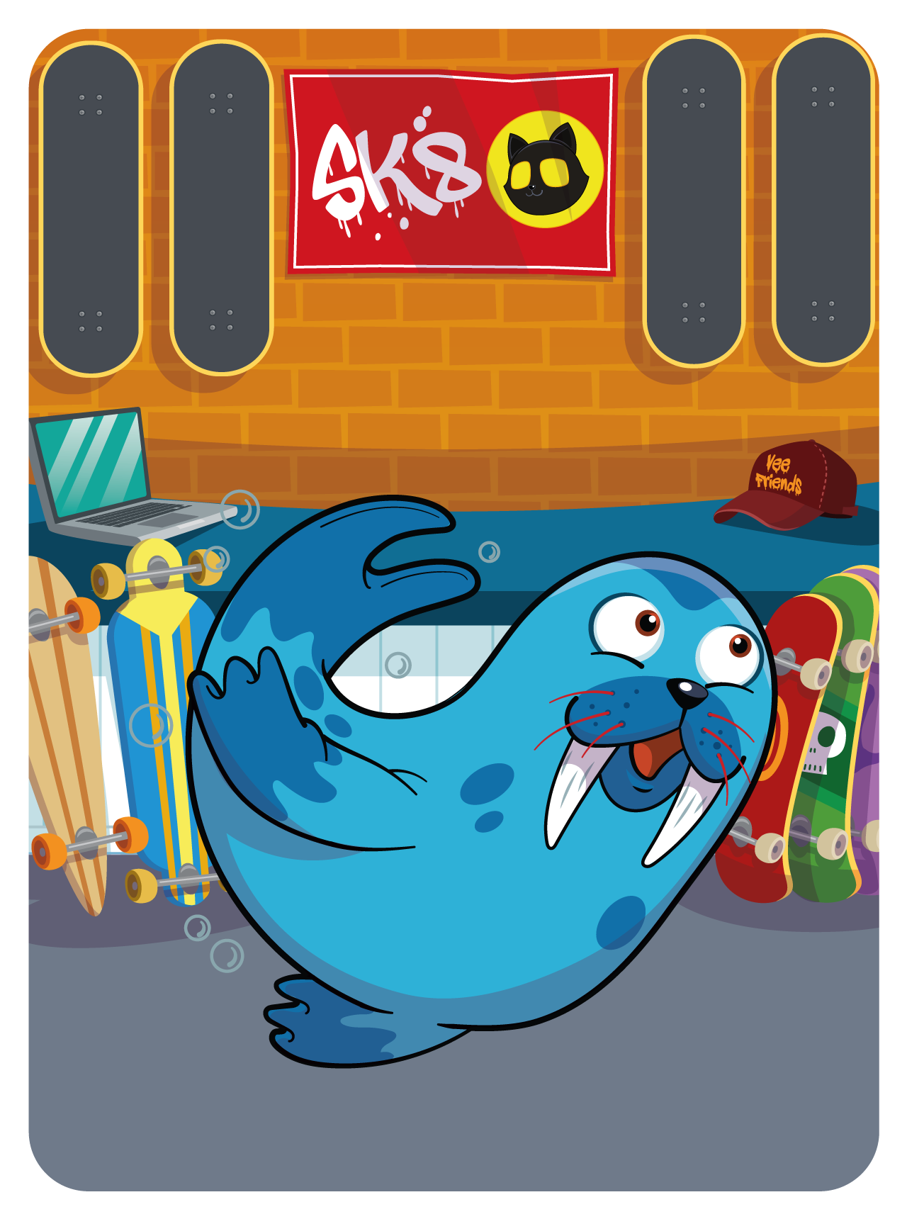 Gary Vaynerchuk - VeeFriends Series 2 - Woke Walrus #42620 - NFT # 42620