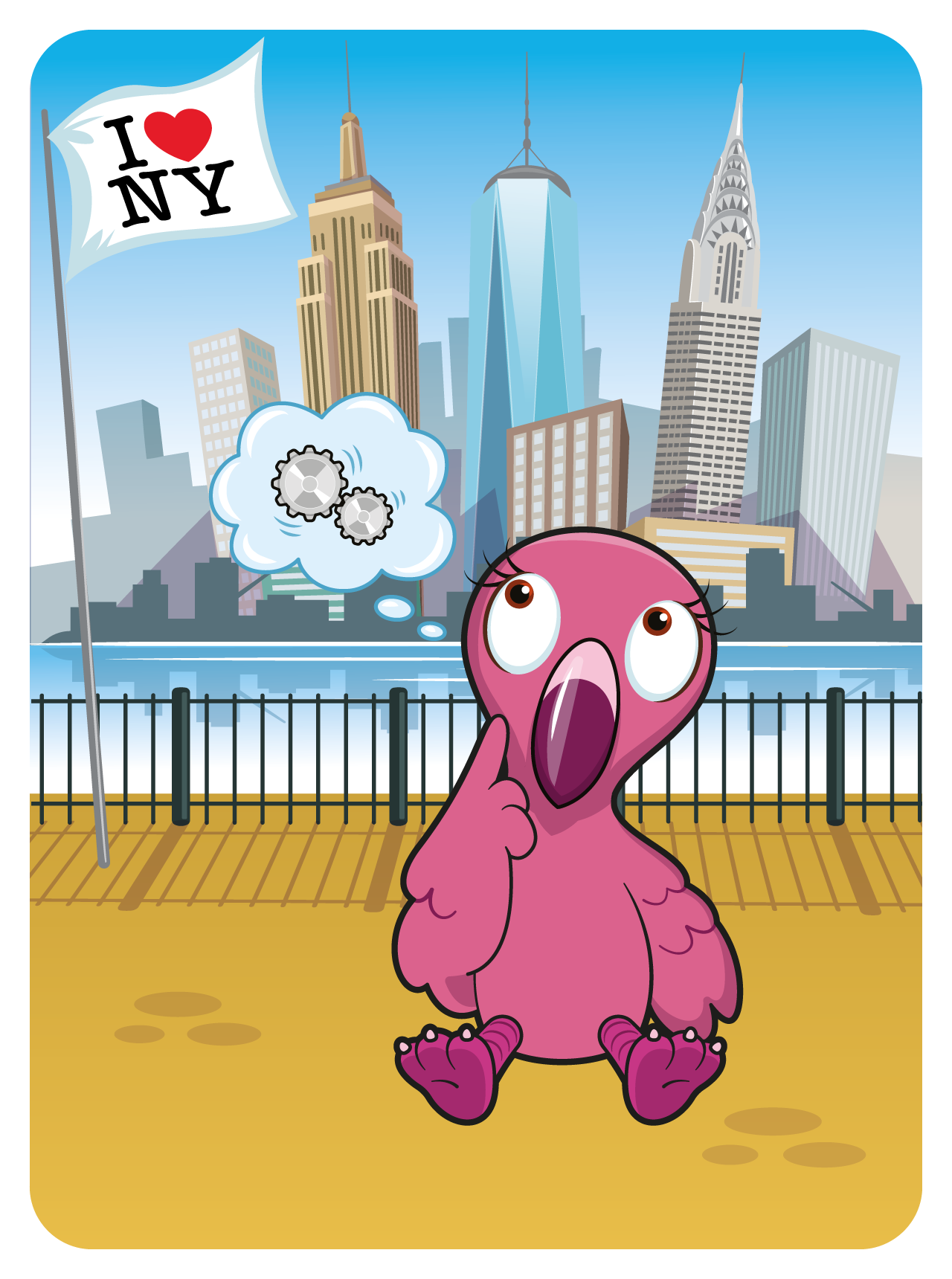 Gary Vaynerchuk - VeeFriends Series 2 - Forthright Flamingo #42666 - NFT # 42666