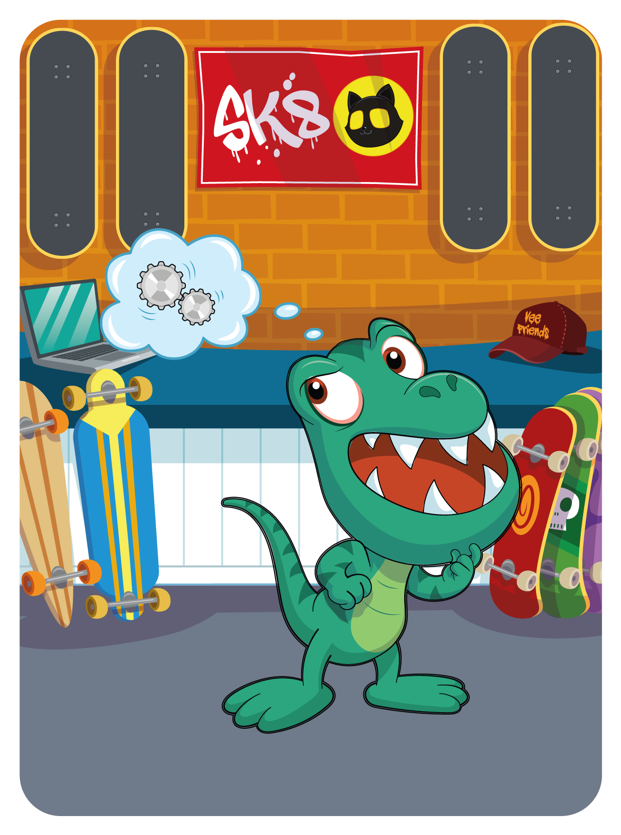 Gary Vaynerchuk - VeeFriends Series 2 - Truculent T-Rex #42689 - NFT # 42689