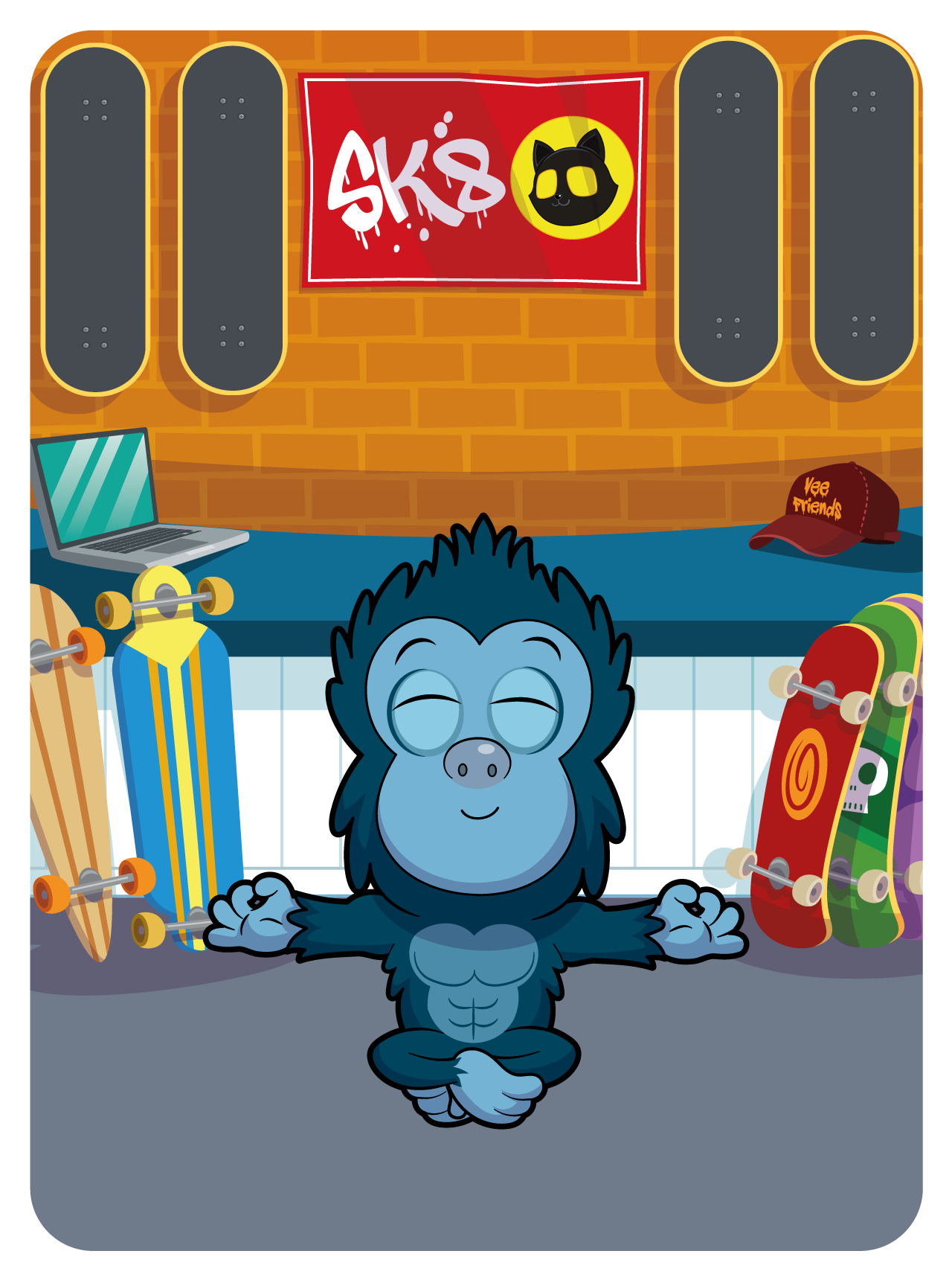 Gary Vaynerchuk - VeeFriends Series 2 - Gratitude Gorilla #42720 - NFT # 42720