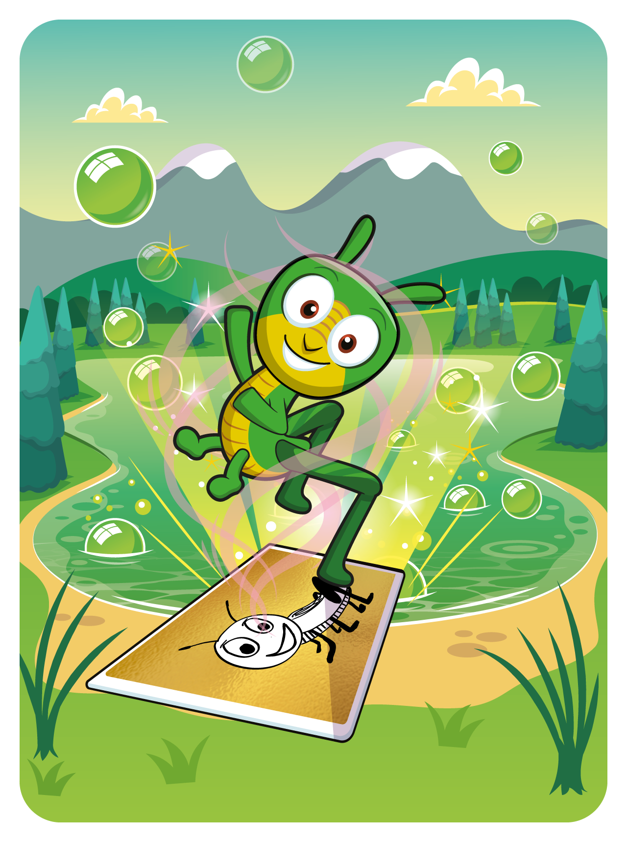 Gracious Grasshopper #4300