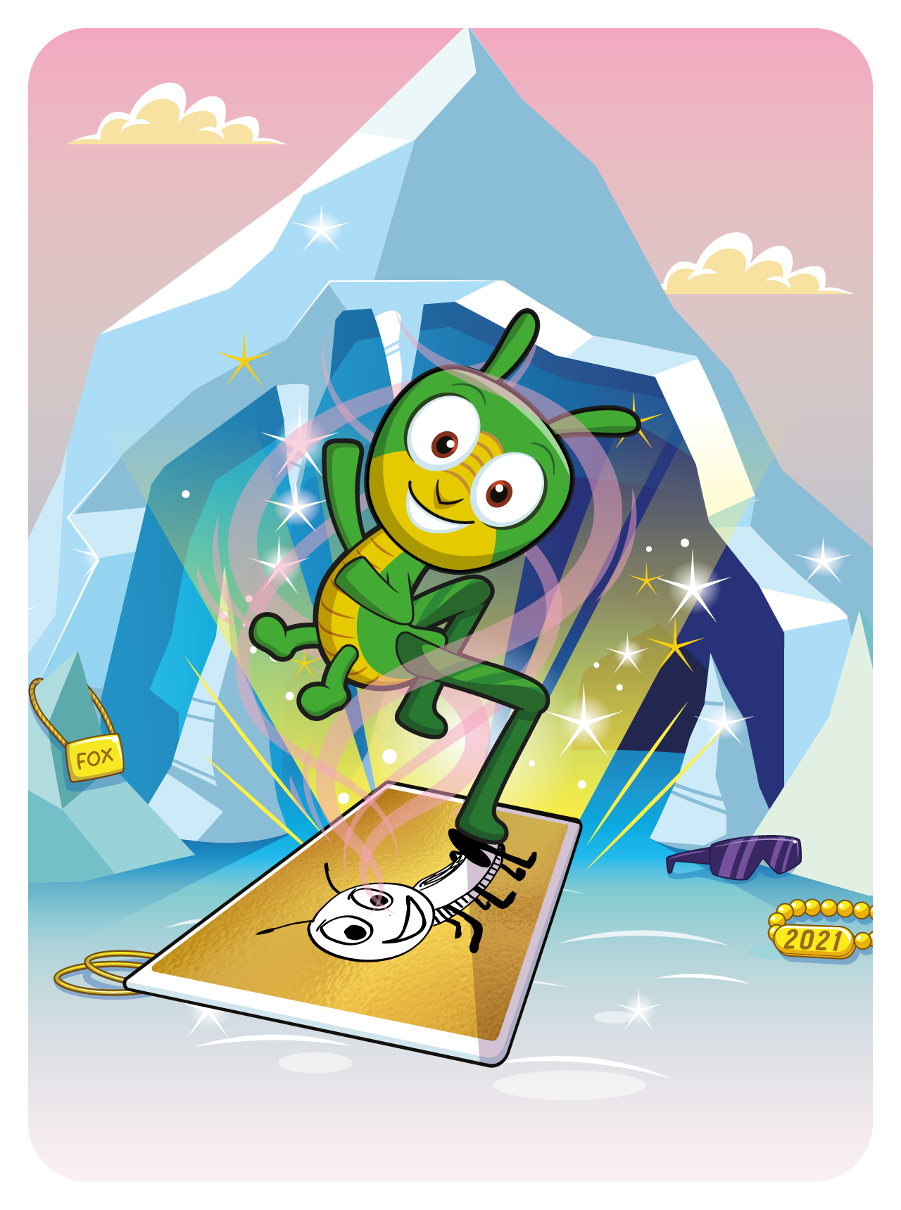 Gary Vaynerchuk - VeeFriends Series 2 - Gracious Grasshopper #4302 - NFT # 4302