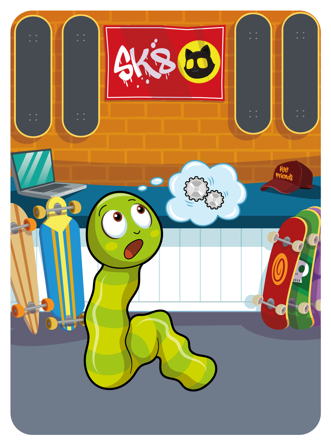 Gary Vaynerchuk - VeeFriends Series 2 - Glowing Glow Worm #43065 - NFT # 43065