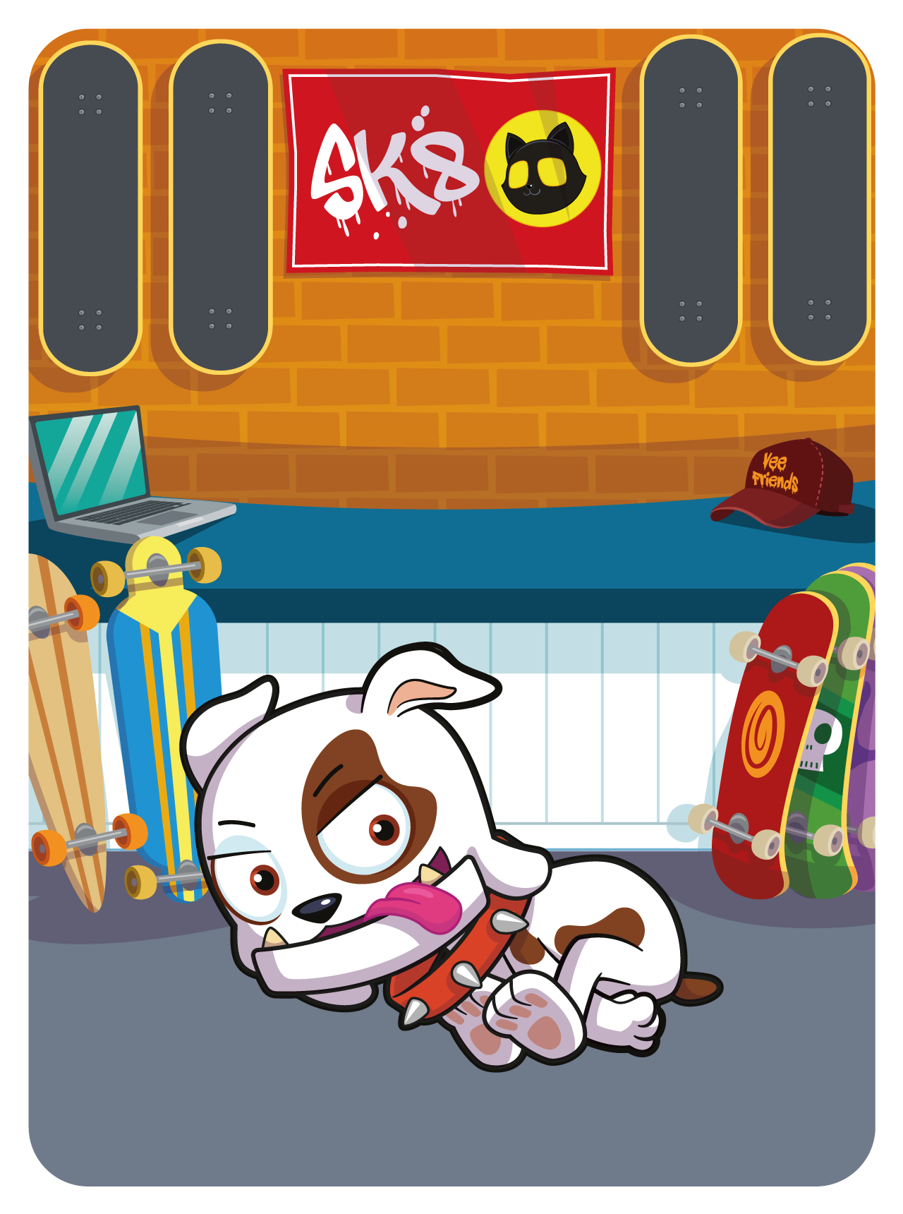 Gary Vaynerchuk - VeeFriends Series 2 - Bad-Ass Bulldog #43129 - NFT # 43129