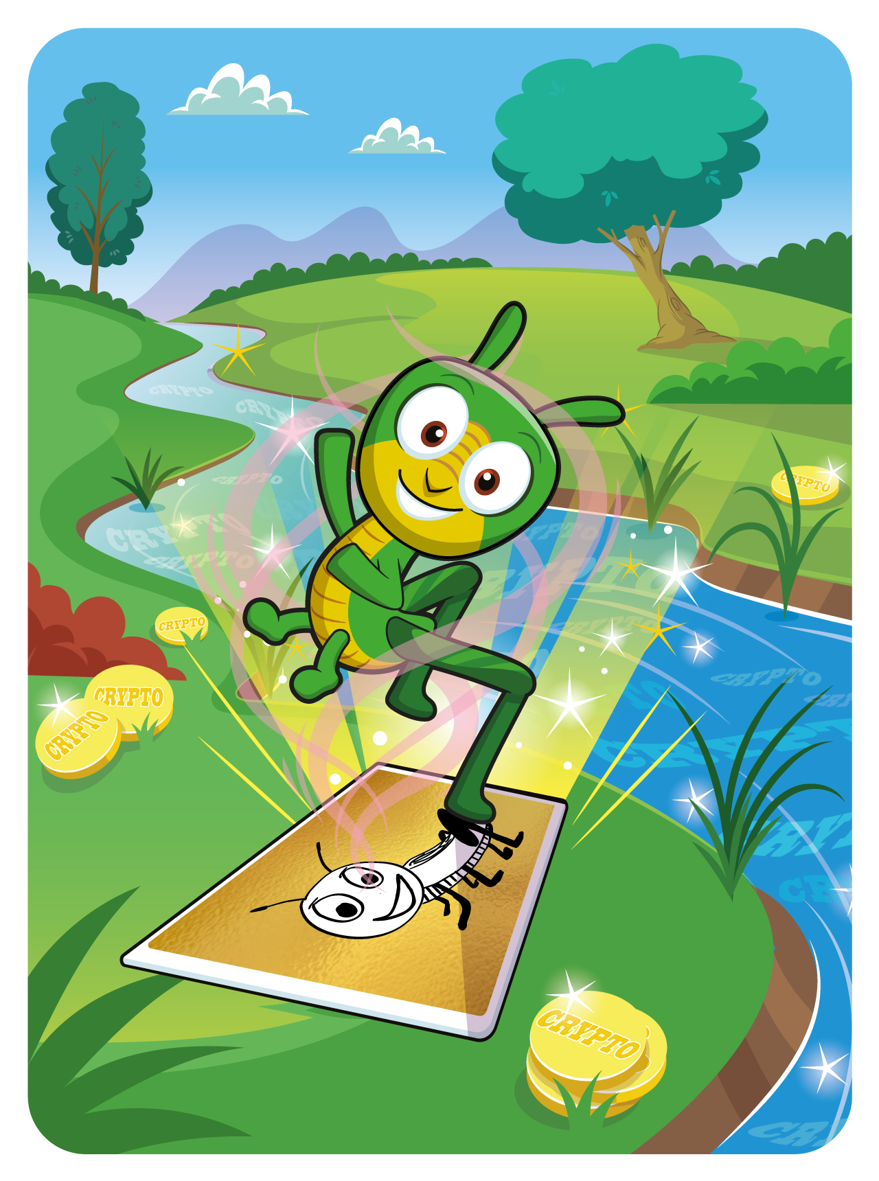 Gary Vaynerchuk - VeeFriends Series 2 - Gracious Grasshopper #4325 - NFT # 4325