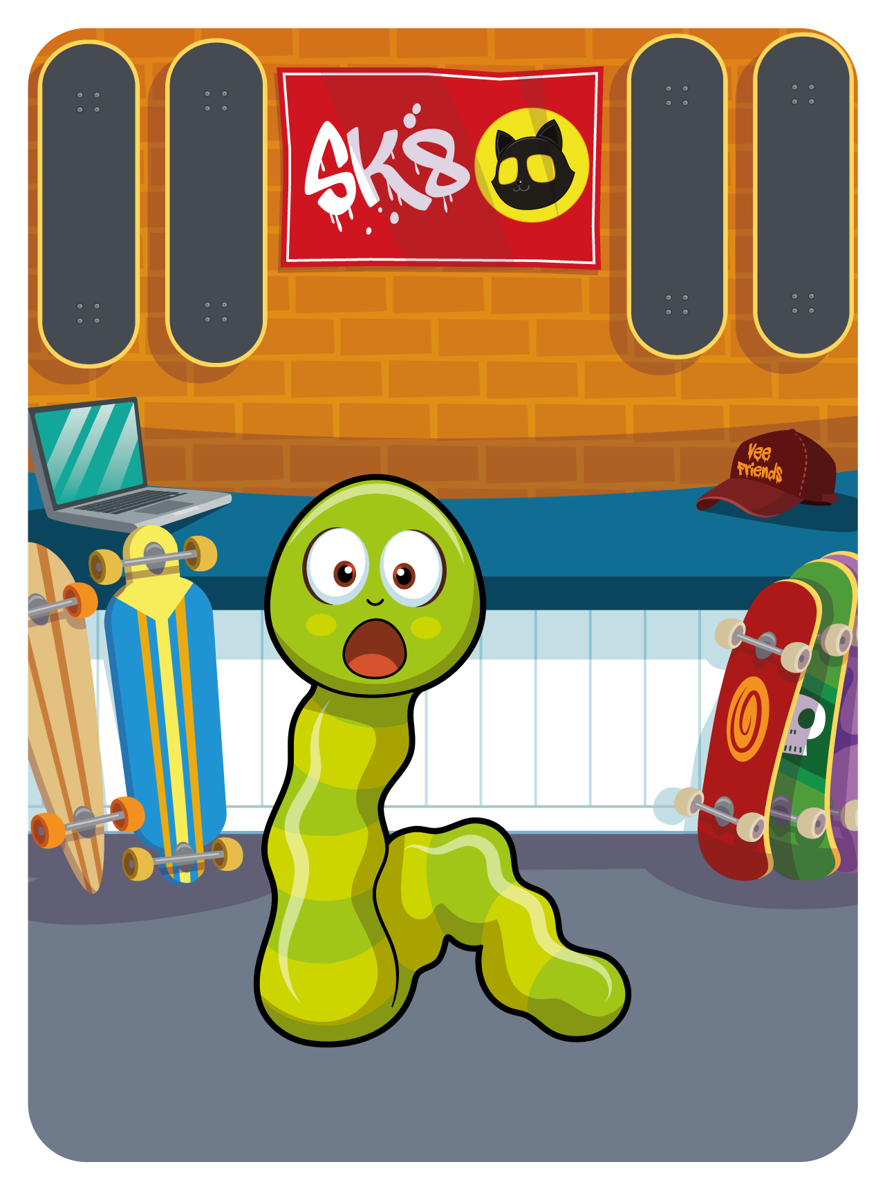 Gary Vaynerchuk - VeeFriends Series 2 - Glowing Glow Worm #43293 - NFT # 43293