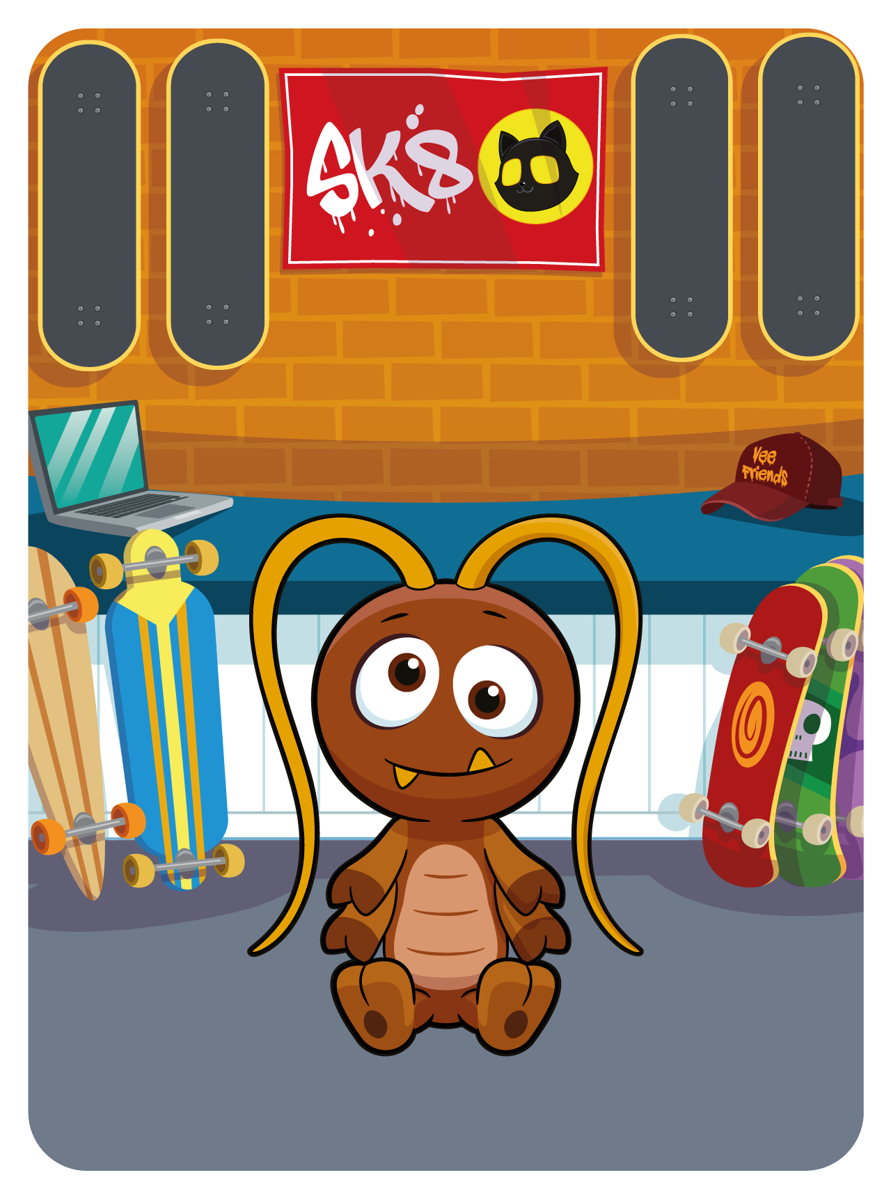 Gary Vaynerchuk - VeeFriends Series 2 - Conviction Cockroach #43302 - NFT # 43302