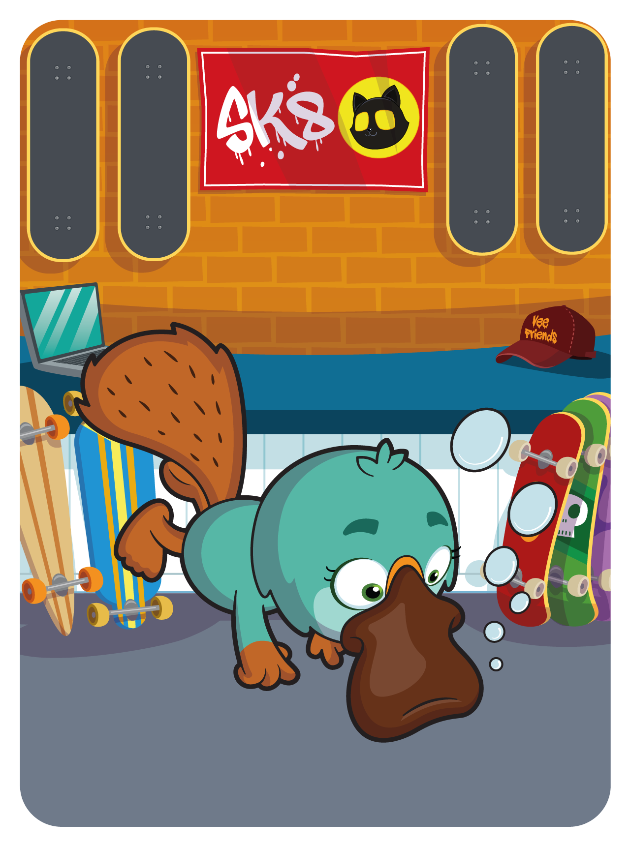 Gary Vaynerchuk - VeeFriends Series 2 - Pleasant Platypus #43310 - NFT # 43310