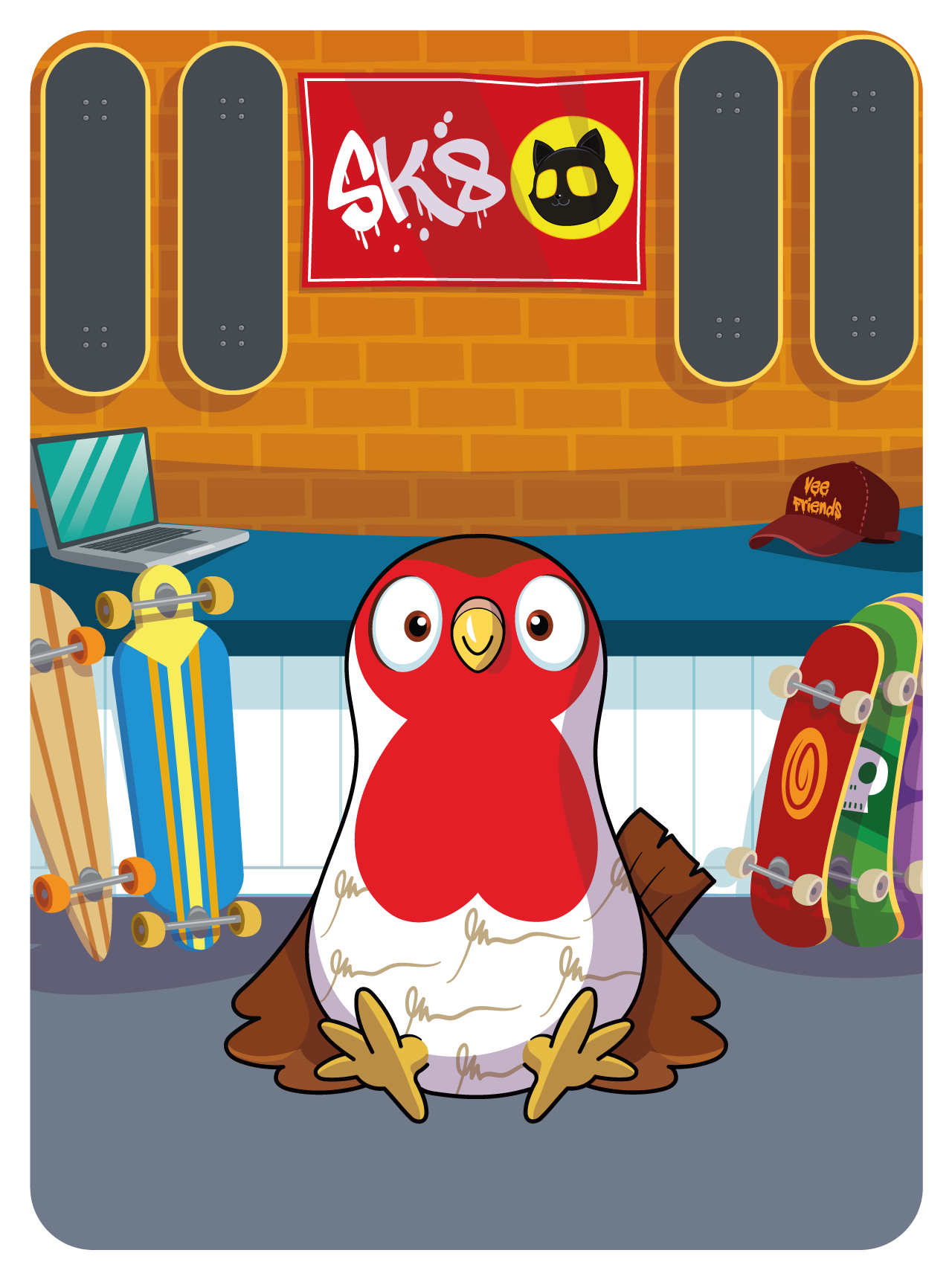 Gary Vaynerchuk - VeeFriends Series 2 - Resourceful Robin #43320 - NFT # 43320