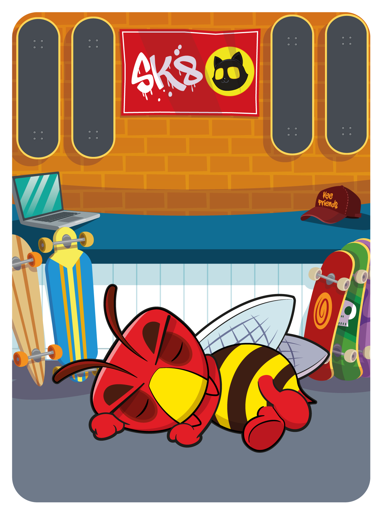 Gary Vaynerchuk - VeeFriends Series 2 - "Hot Shit" Hornet #43396 - NFT # 43396