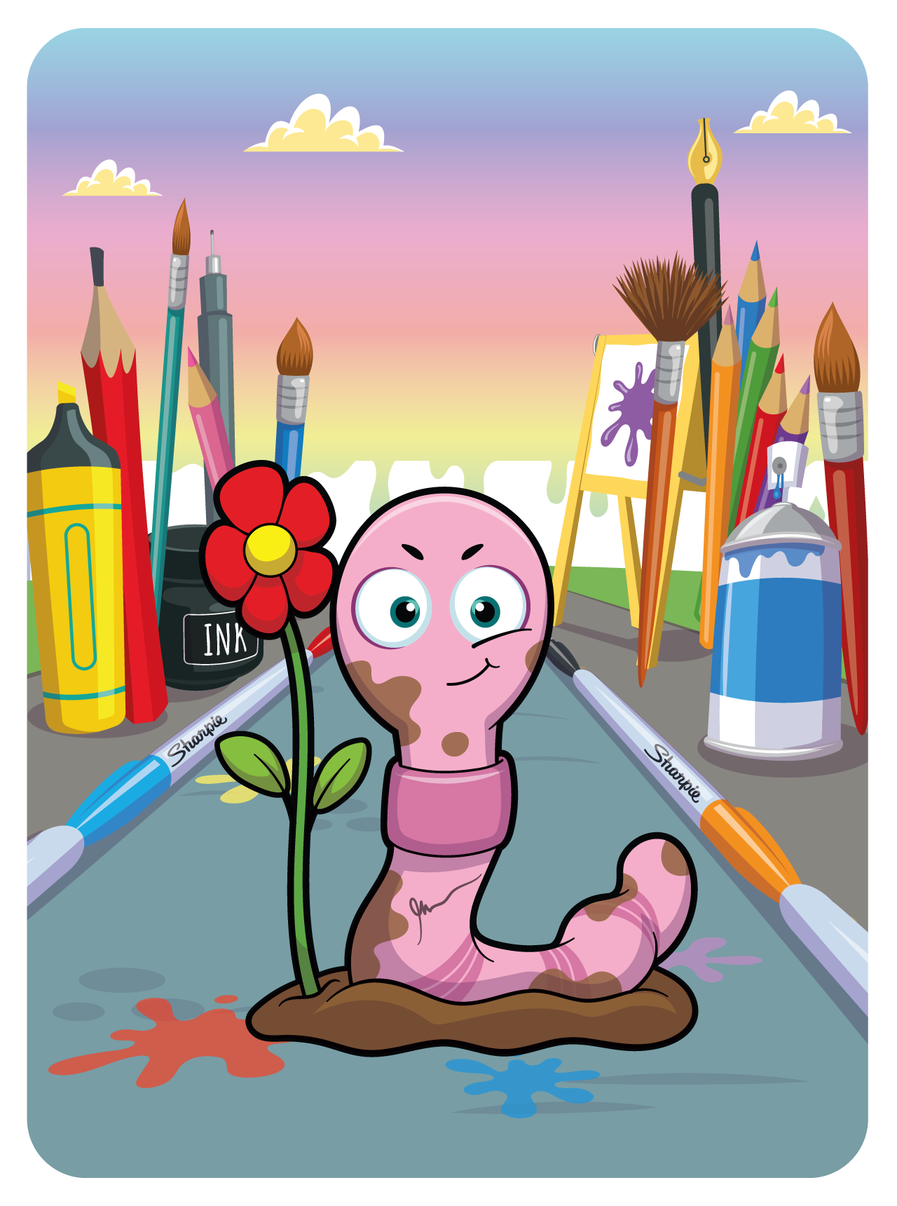 Gary Vaynerchuk - VeeFriends Series 2 - Tough To Beat A Worm From The Dirt! #43464 - NFT # 43464