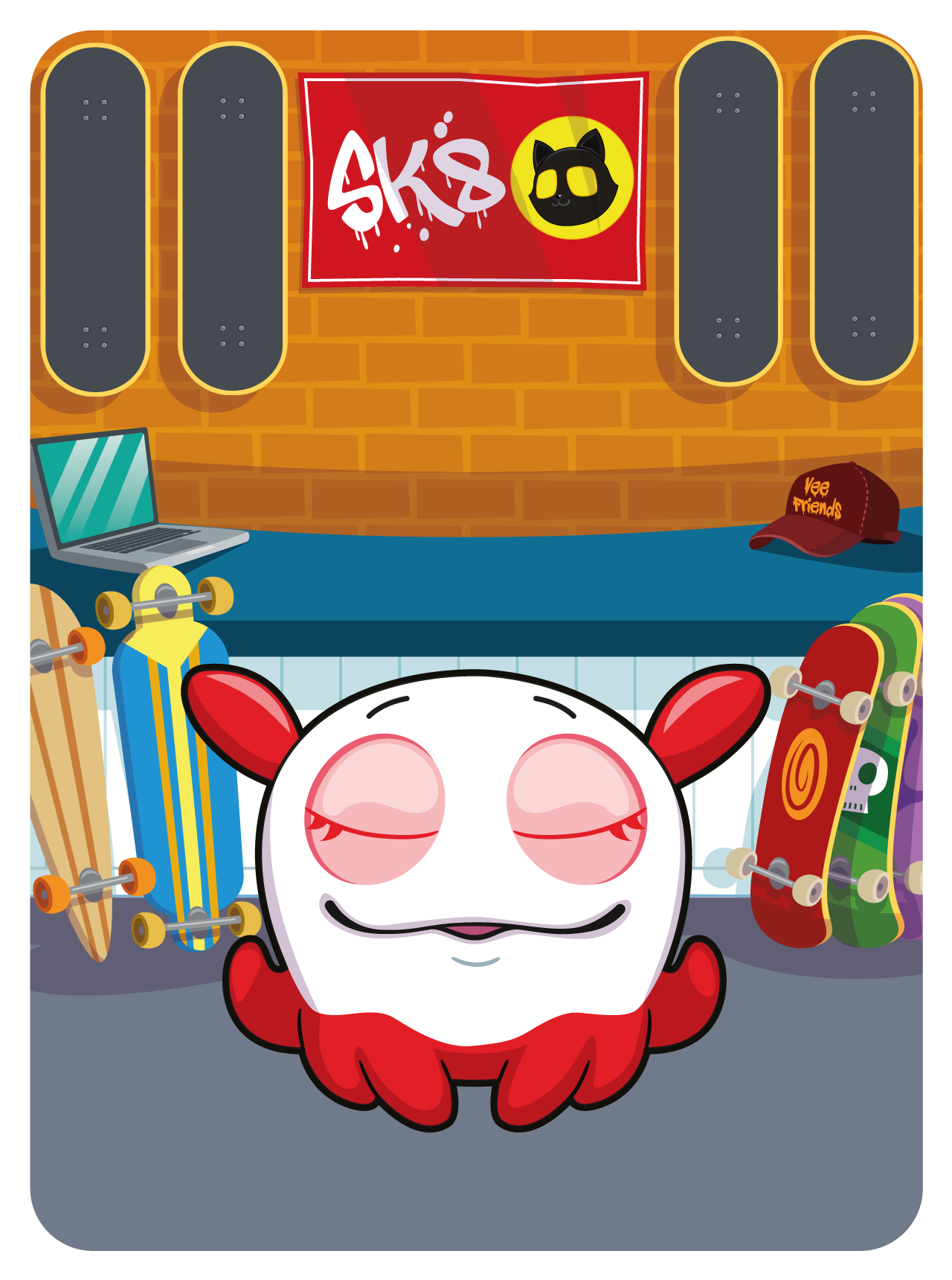 Gary Vaynerchuk - VeeFriends Series 2 - Detail-Oriented Dumbo Octopus #43547 - NFT # 43547