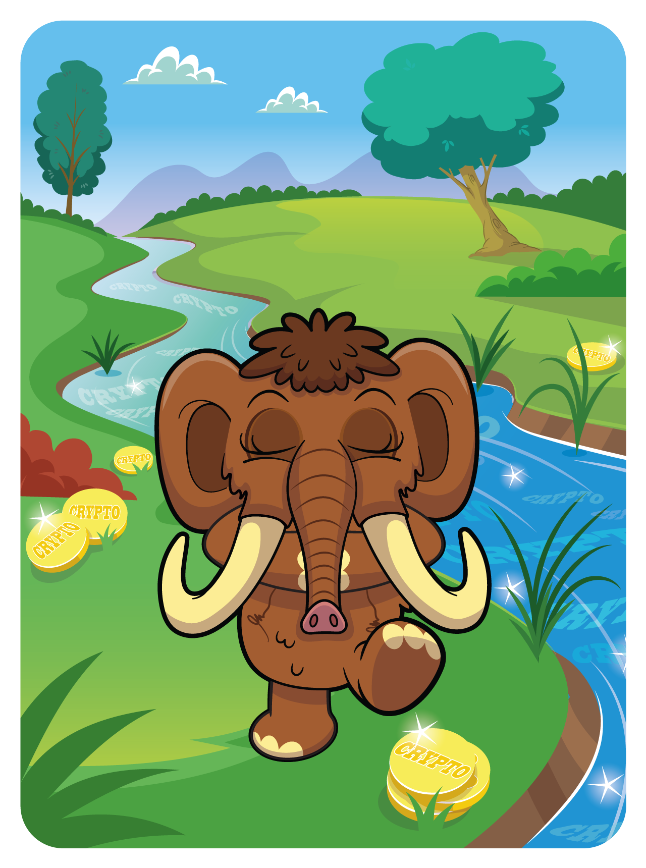 Gary Vaynerchuk - VeeFriends Series 2 - Methodical Mammoth #43554 - NFT # 43554