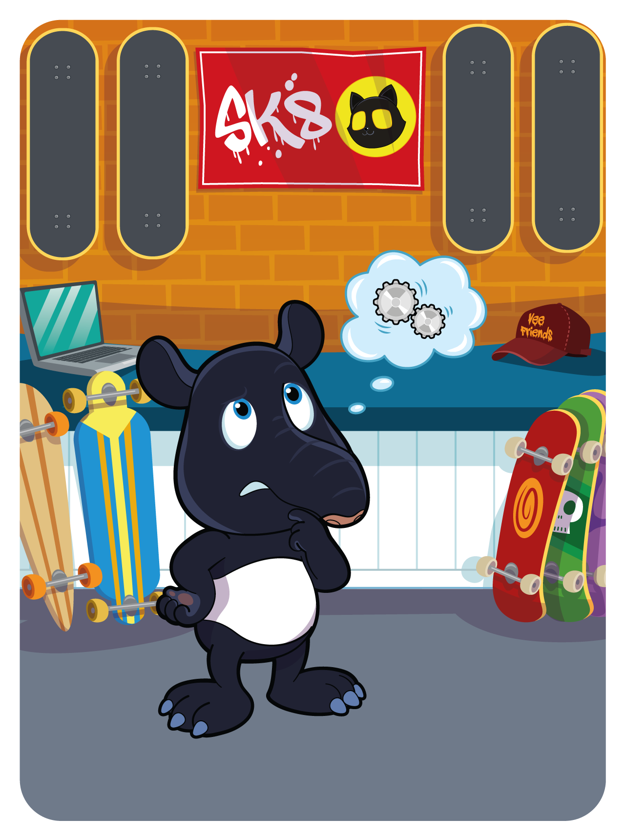 Gary Vaynerchuk - VeeFriends Series 2 - Tasteful Malayan Tapir #43639 - NFT # 43639