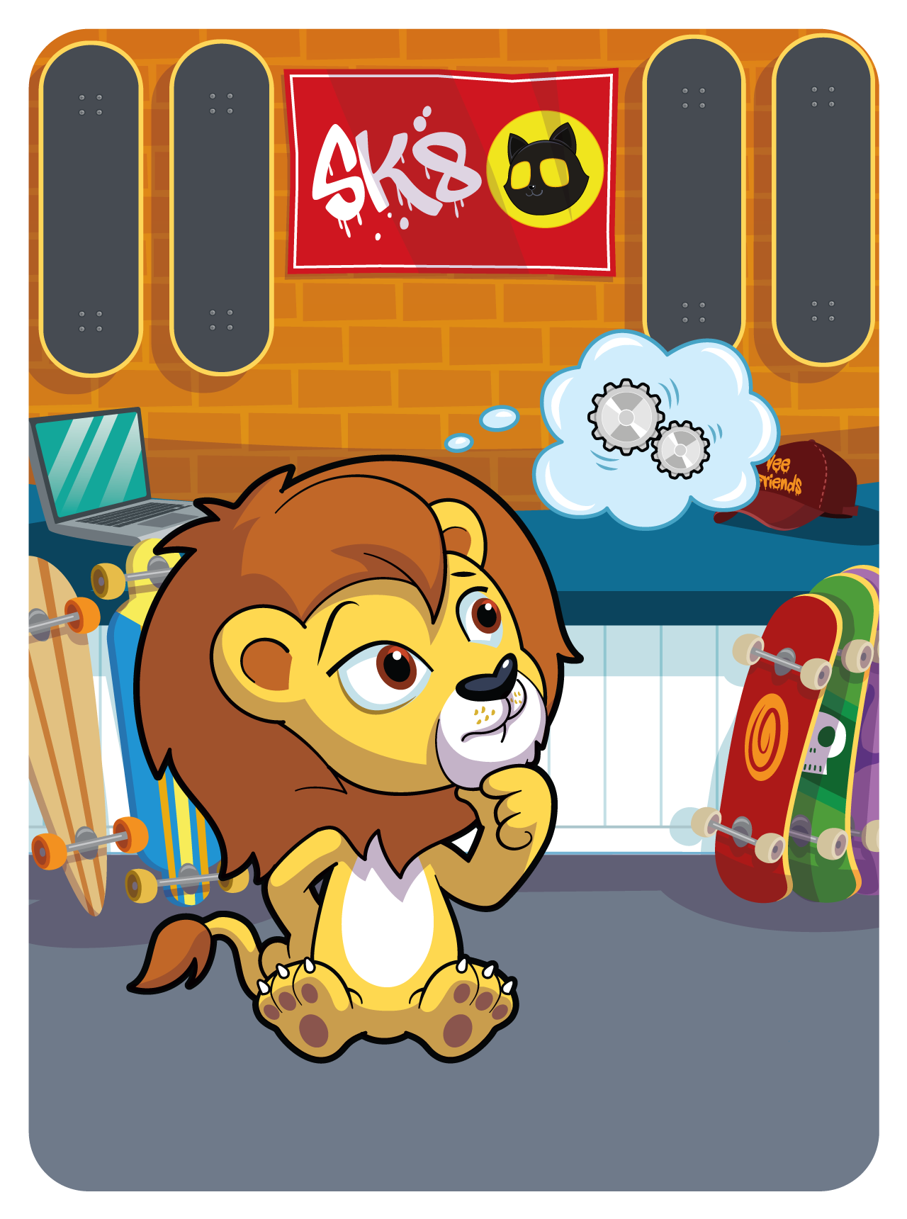 Gary Vaynerchuk - VeeFriends Series 2 - Logical Lion #43647 - NFT # 43647