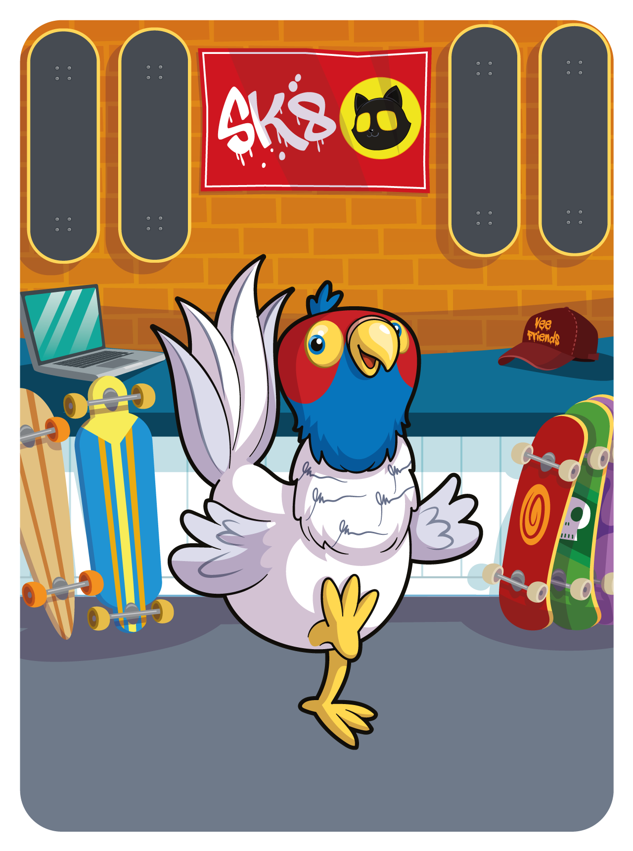 Gary Vaynerchuk - VeeFriends Series 2 - Faithful Pheasant #43676 - NFT # 43676