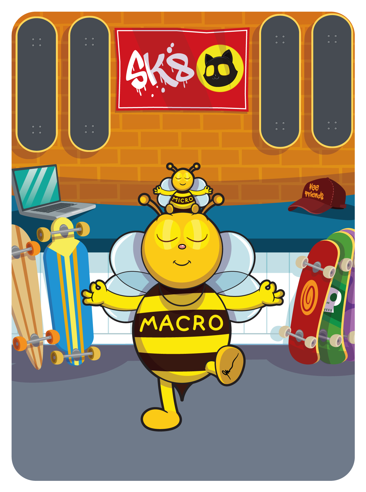 Gary Vaynerchuk - VeeFriends Series 2 - Macro Micro #43776 - NFT # 43776