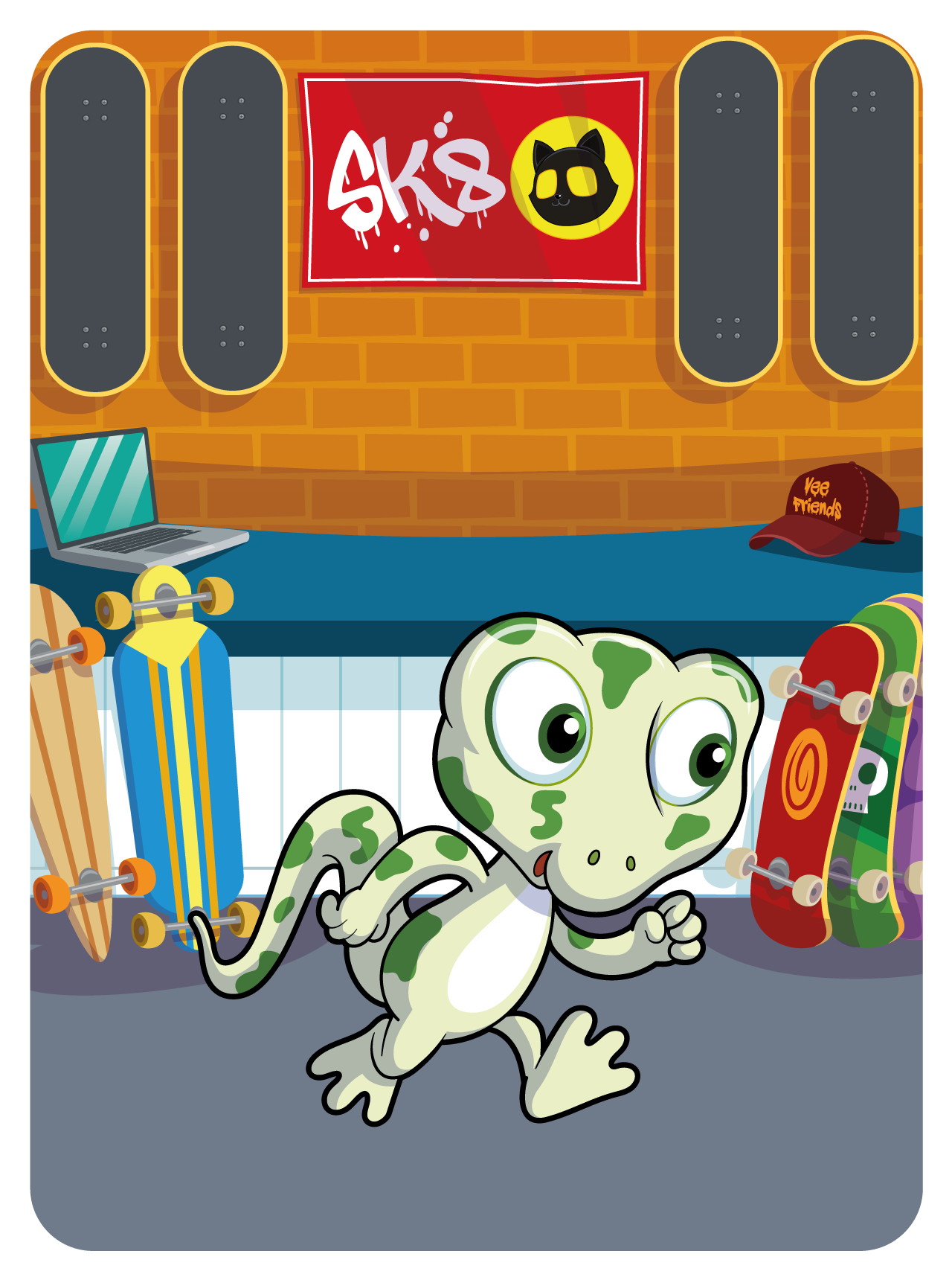 Gary Vaynerchuk - VeeFriends Series 2 - Gutsy Gecko #43882 - NFT # 43882