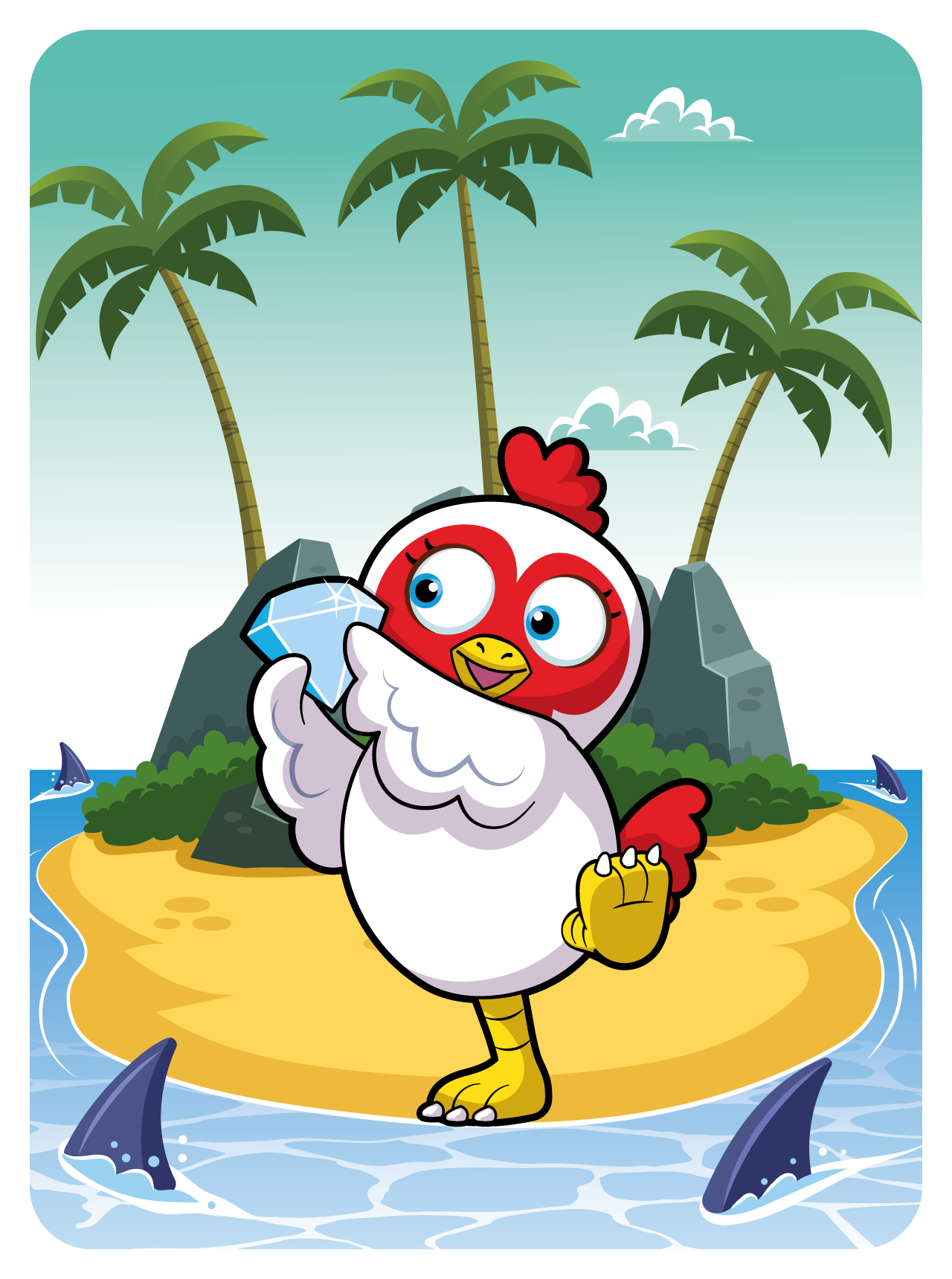 Gary Vaynerchuk - VeeFriends Series 2 - "Diamond Hands" Hen #43981 - NFT # 43981