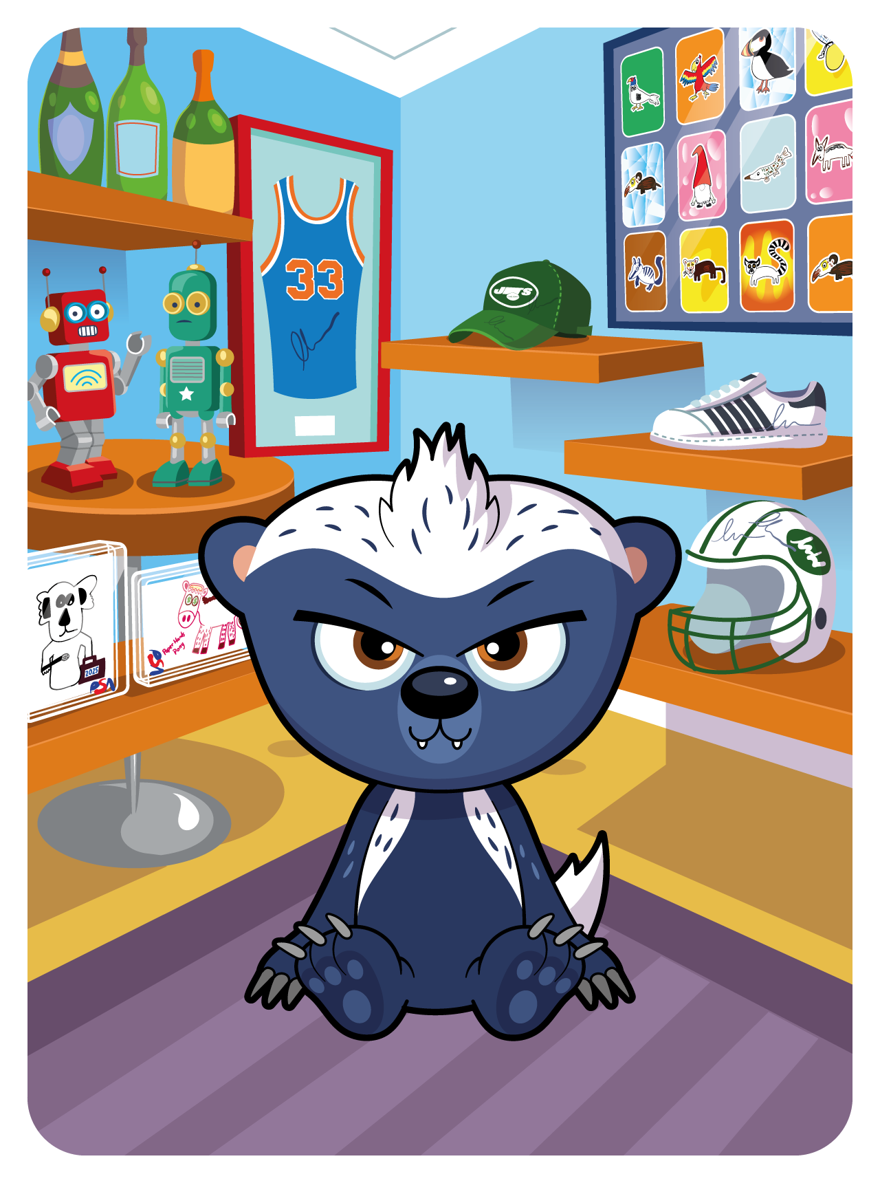 Gary Vaynerchuk - VeeFriends Series 2 - Headstrong Honey Badger #44190 - NFT # 44190