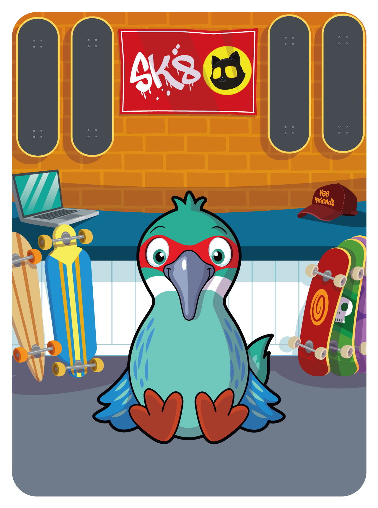 Gary Vaynerchuk - VeeFriends Series 2 - Keen Kingfisher #44337 - NFT # 44337