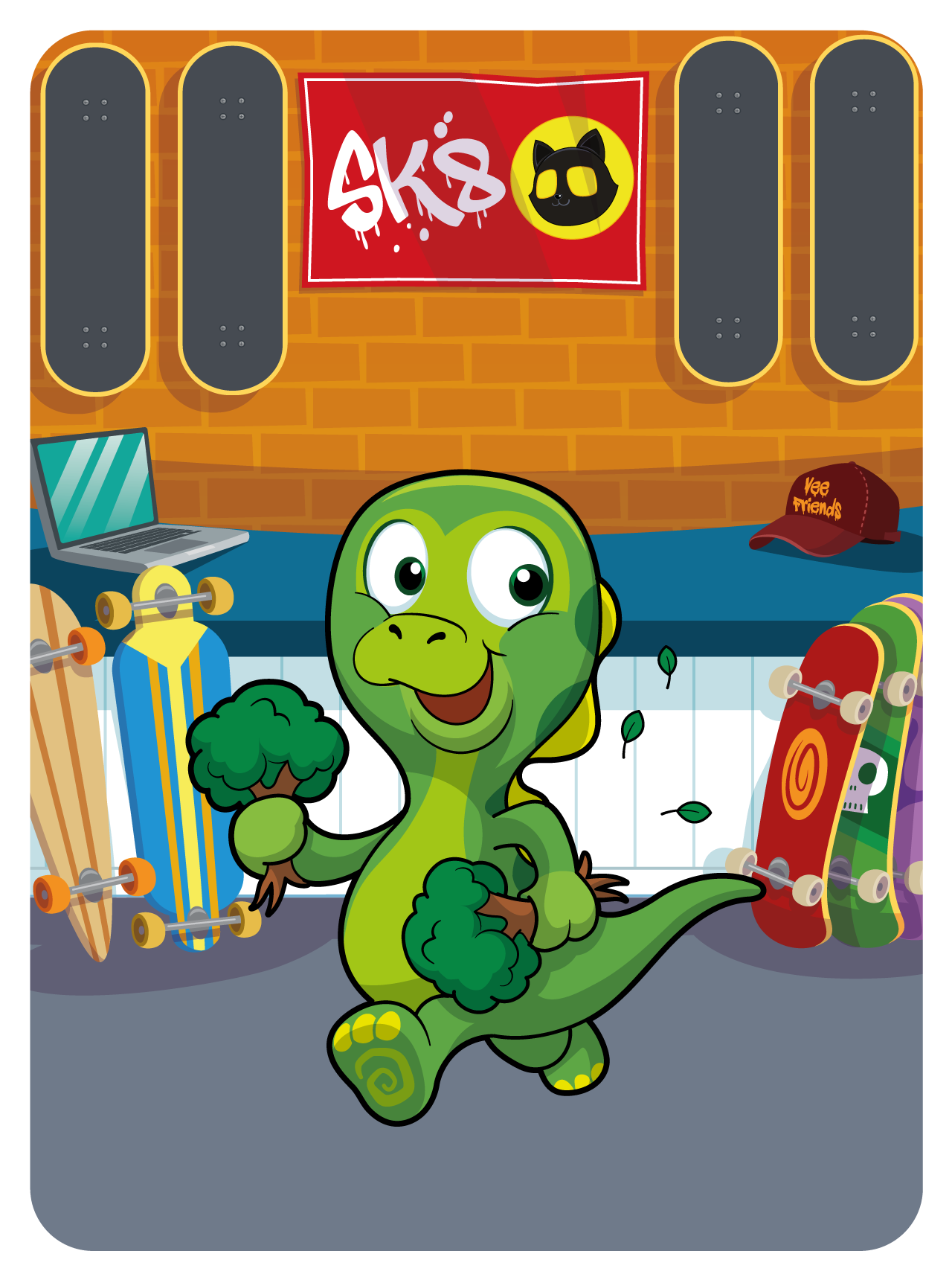 Gary Vaynerchuk - VeeFriends Series 2 - Dynamic Dinosaur #44474 - NFT # 44474