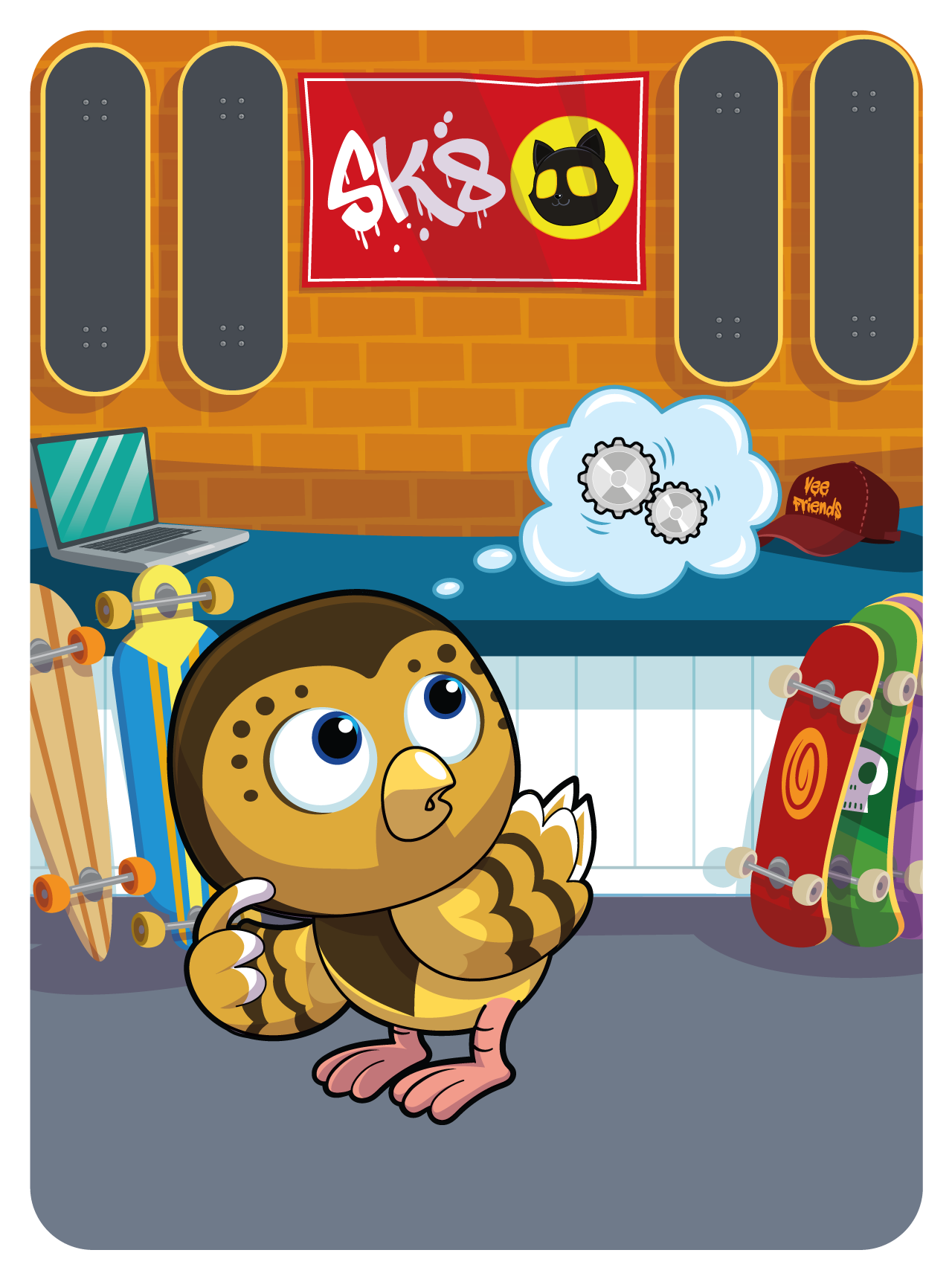 Gary Vaynerchuk - VeeFriends Series 2 - Secure Sparrow #44497 - NFT # 44497