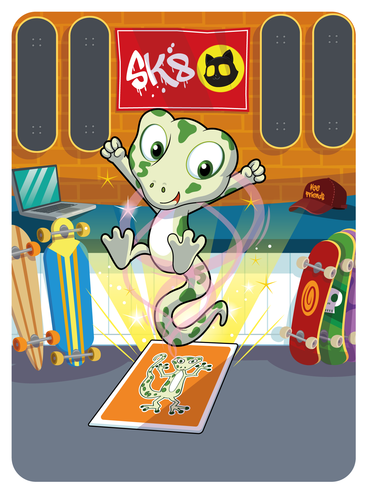 Gary Vaynerchuk - VeeFriends Series 2 - Gutsy Gecko #4469 - NFT # 4469