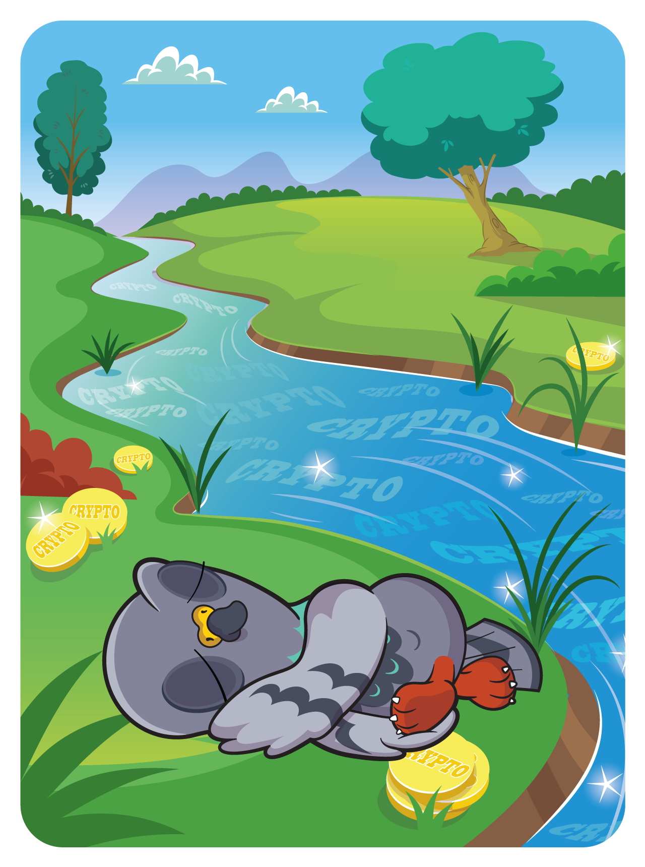 Gary Vaynerchuk - VeeFriends Series 2 - Perspective Pigeon #44752 - NFT # 44752