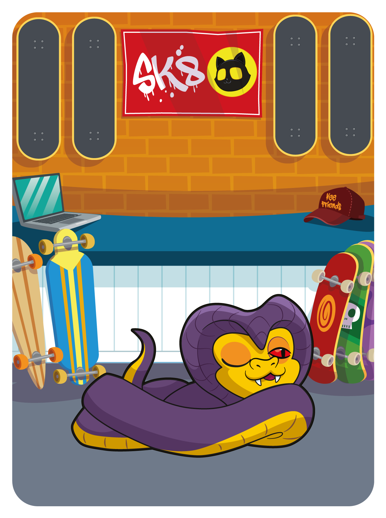 Gary Vaynerchuk - VeeFriends Series 2 - Confident Cobra #44918 - NFT # 44918