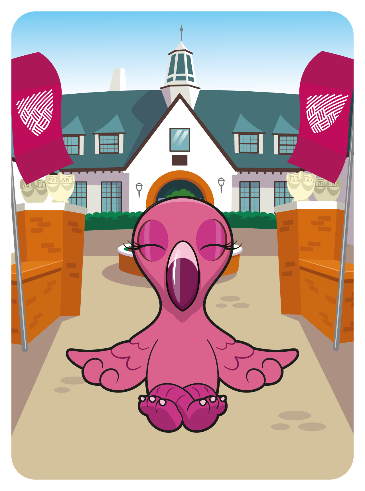 Gary Vaynerchuk - VeeFriends Series 2 - Forthright Flamingo #44947 - NFT # 44947