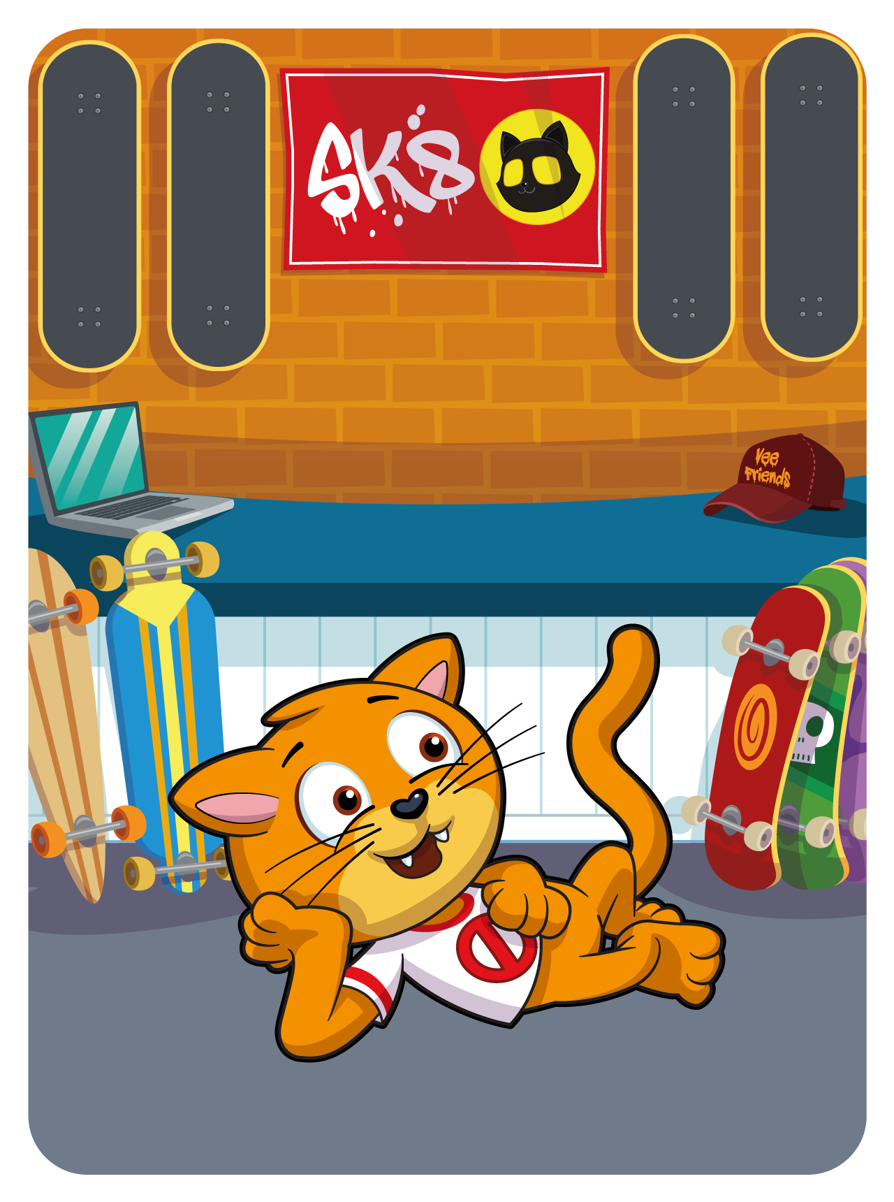 Gary Vaynerchuk - VeeFriends Series 2 - Cynical Cat #45225 - NFT # 45225