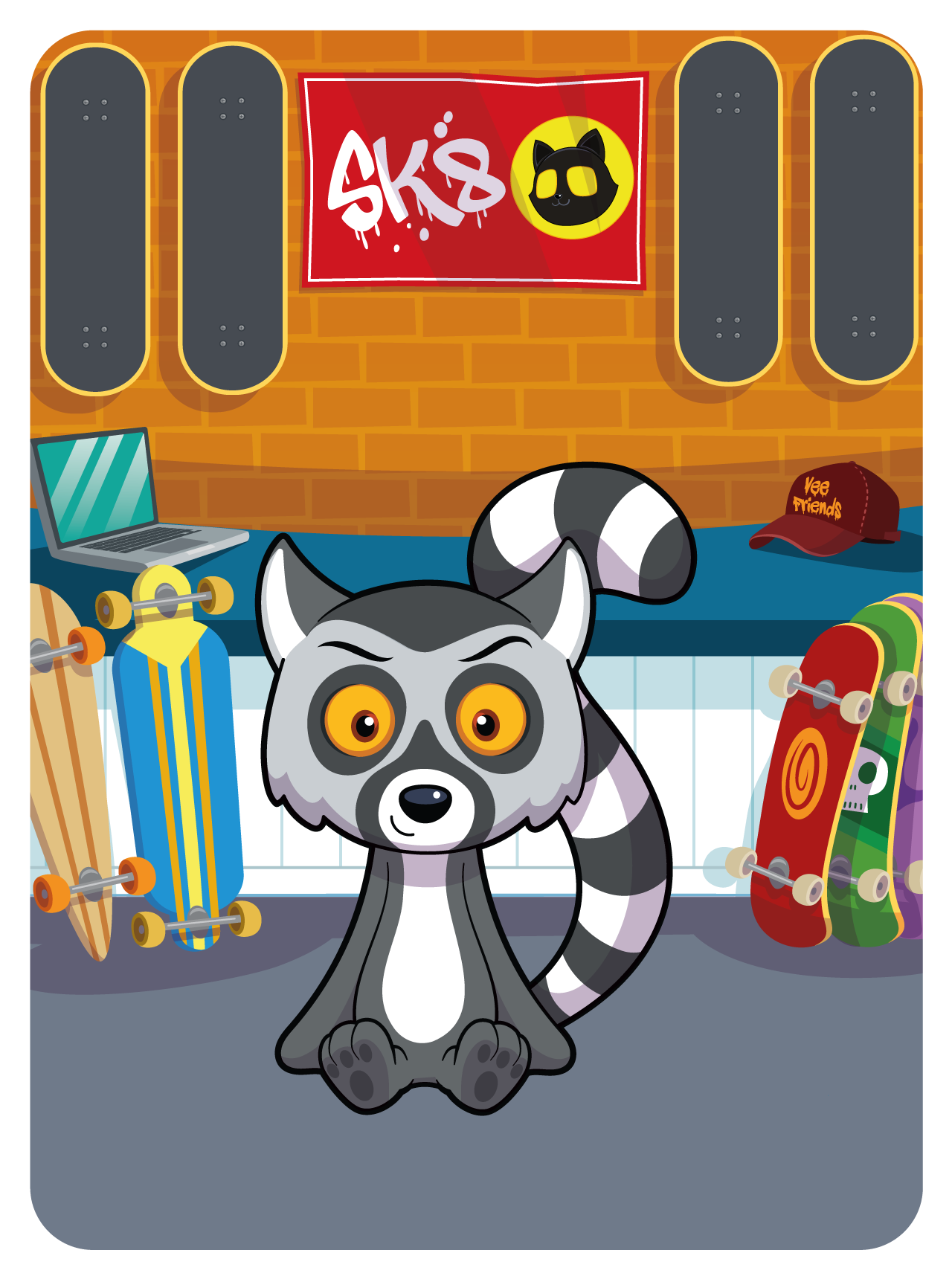 Gary Vaynerchuk - VeeFriends Series 2 - Legendary Lemur #45370 - NFT # 45370