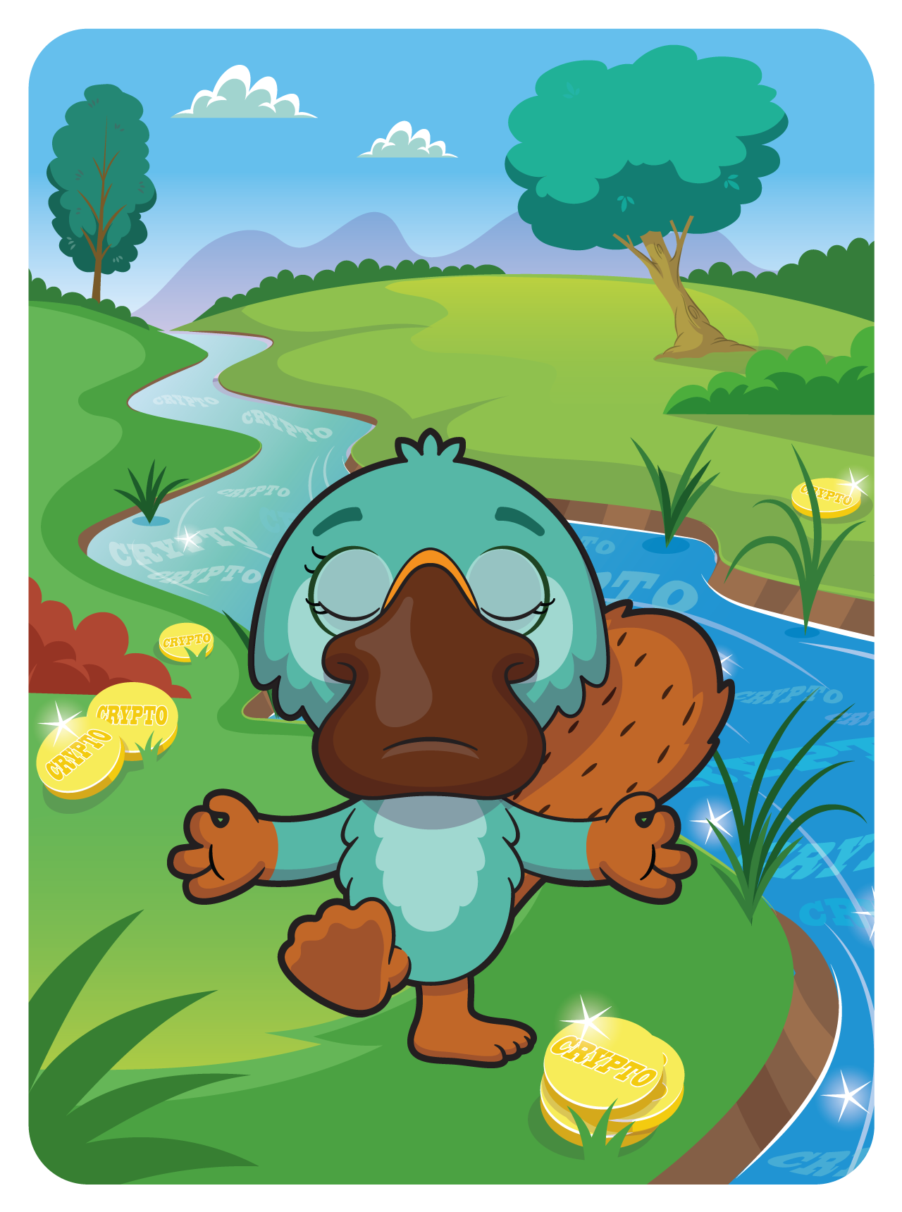 Gary Vaynerchuk - VeeFriends Series 2 - Pleasant Platypus #45396 - NFT # 45396