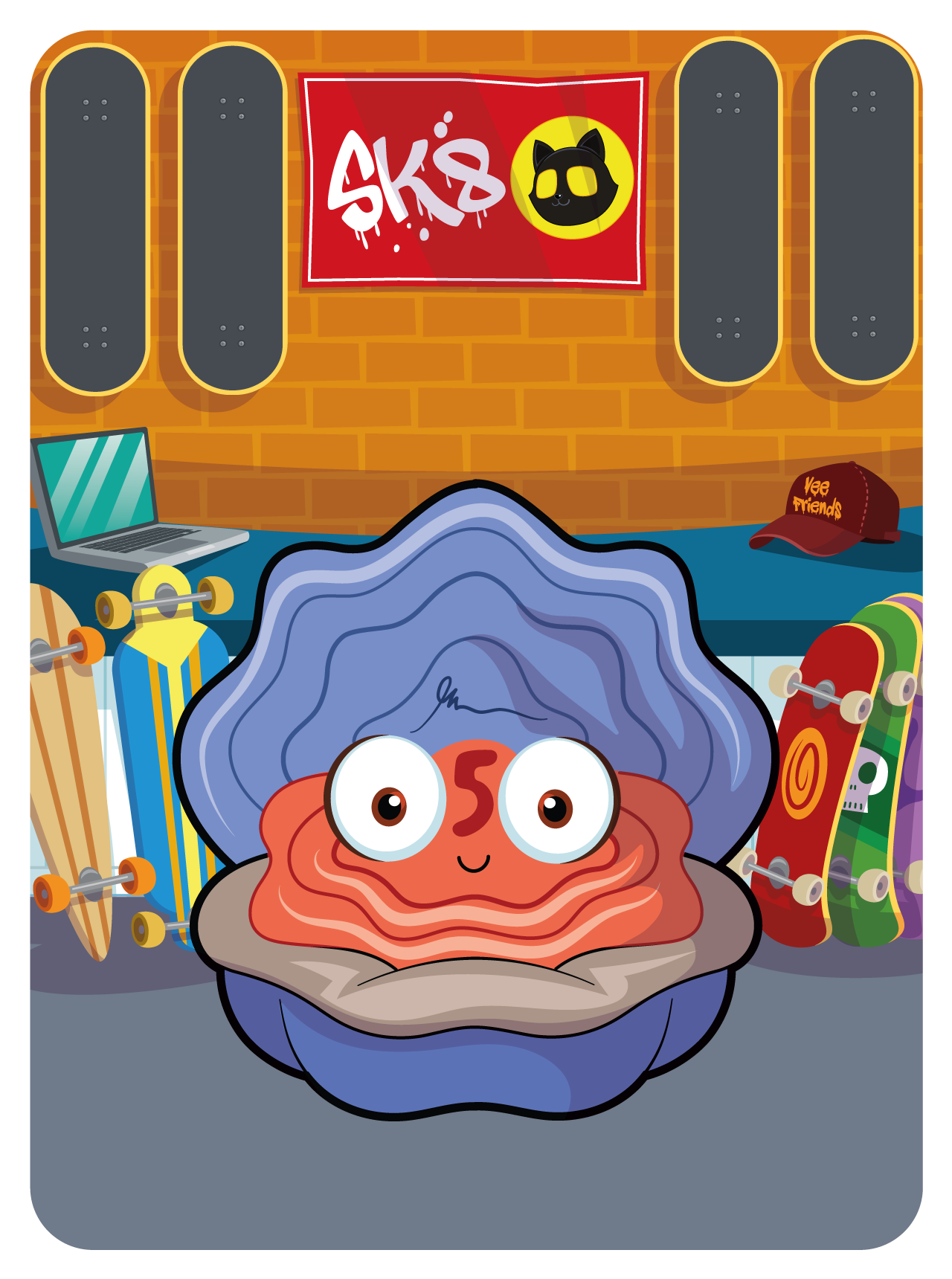 Gary Vaynerchuk - VeeFriends Series 2 - Observant Oyster #45423 - NFT # 45423