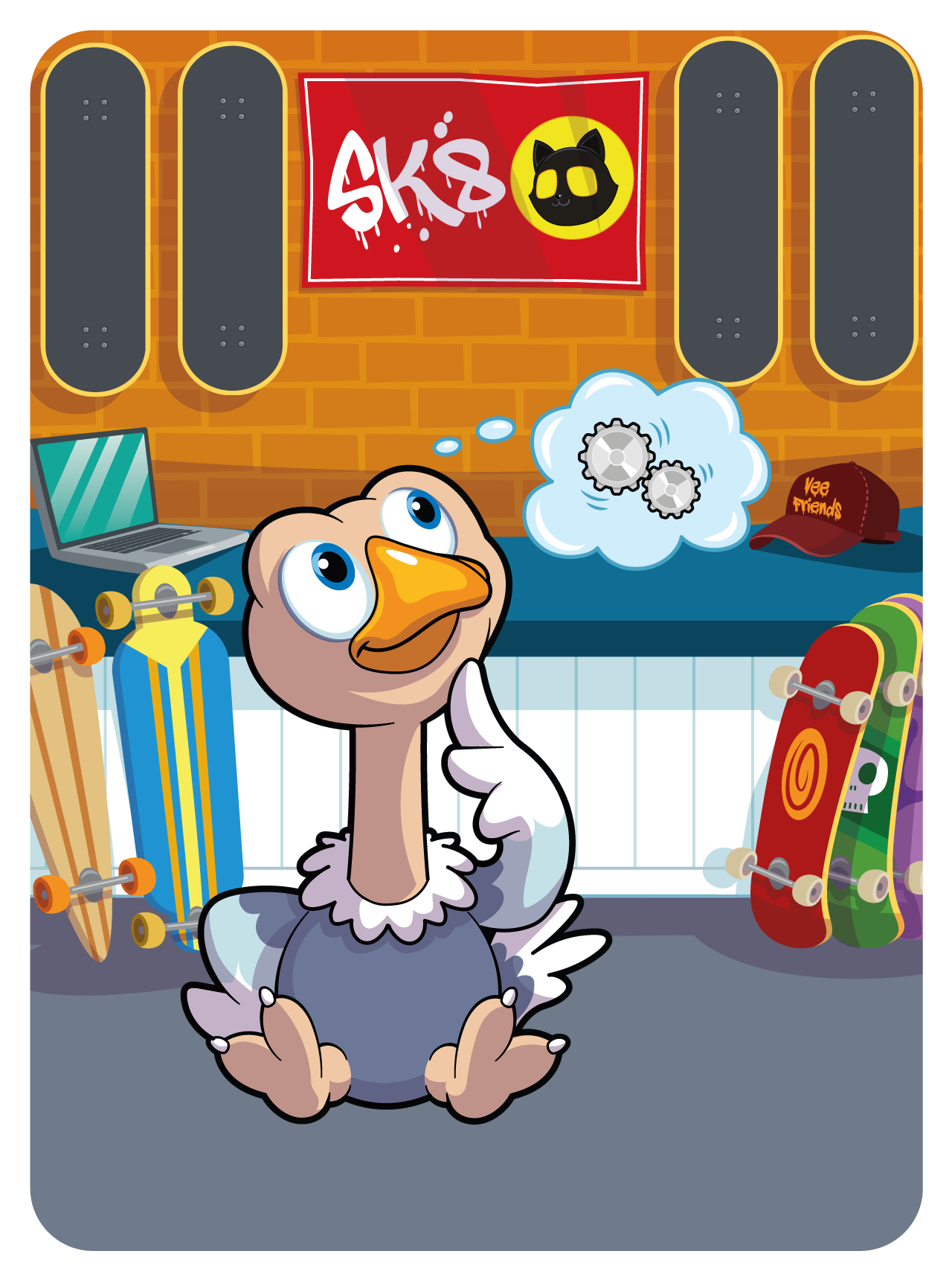 Gary Vaynerchuk - VeeFriends Series 2 - Organized Ostrich #45709 - NFT # 45709