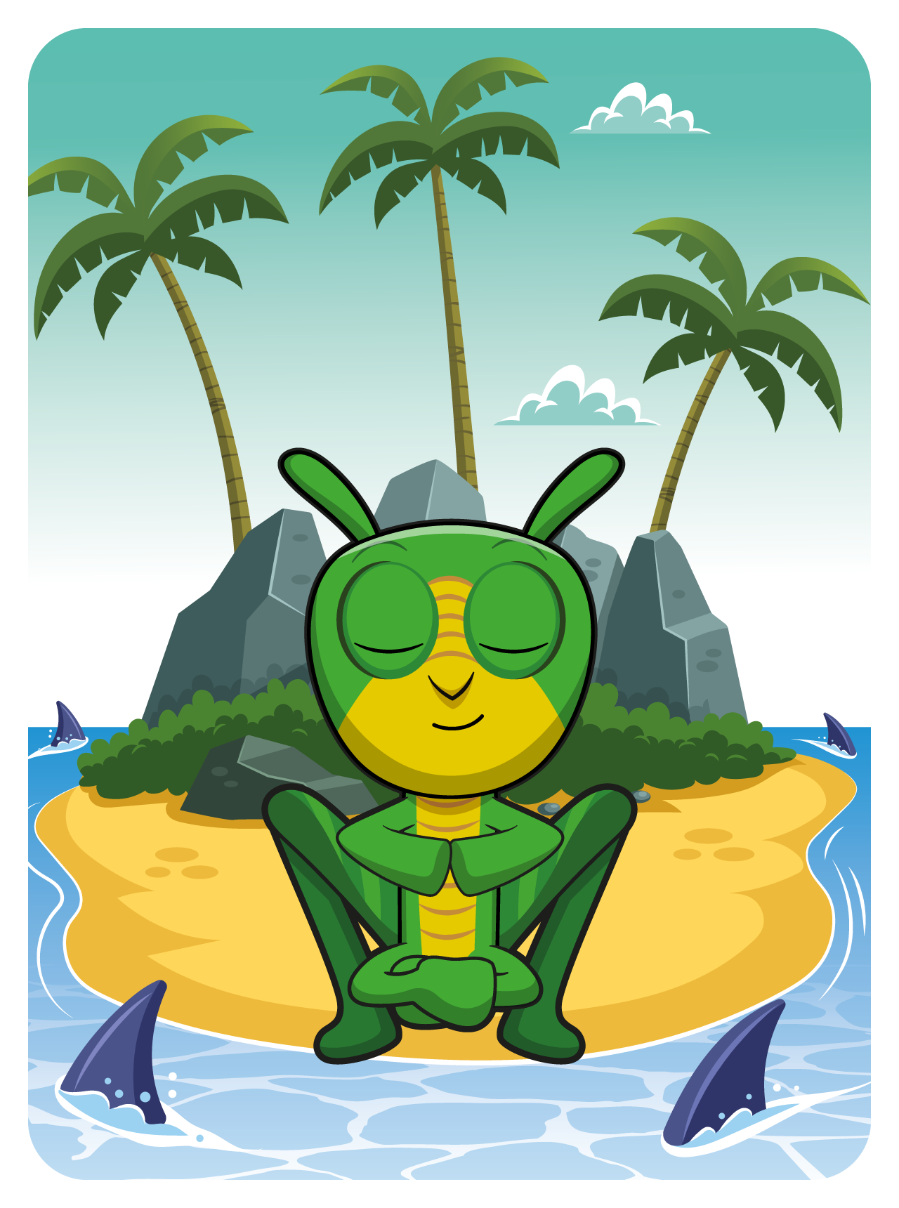 Gary Vaynerchuk - VeeFriends Series 2 - Gracious Grasshopper #45816 - NFT # 45816