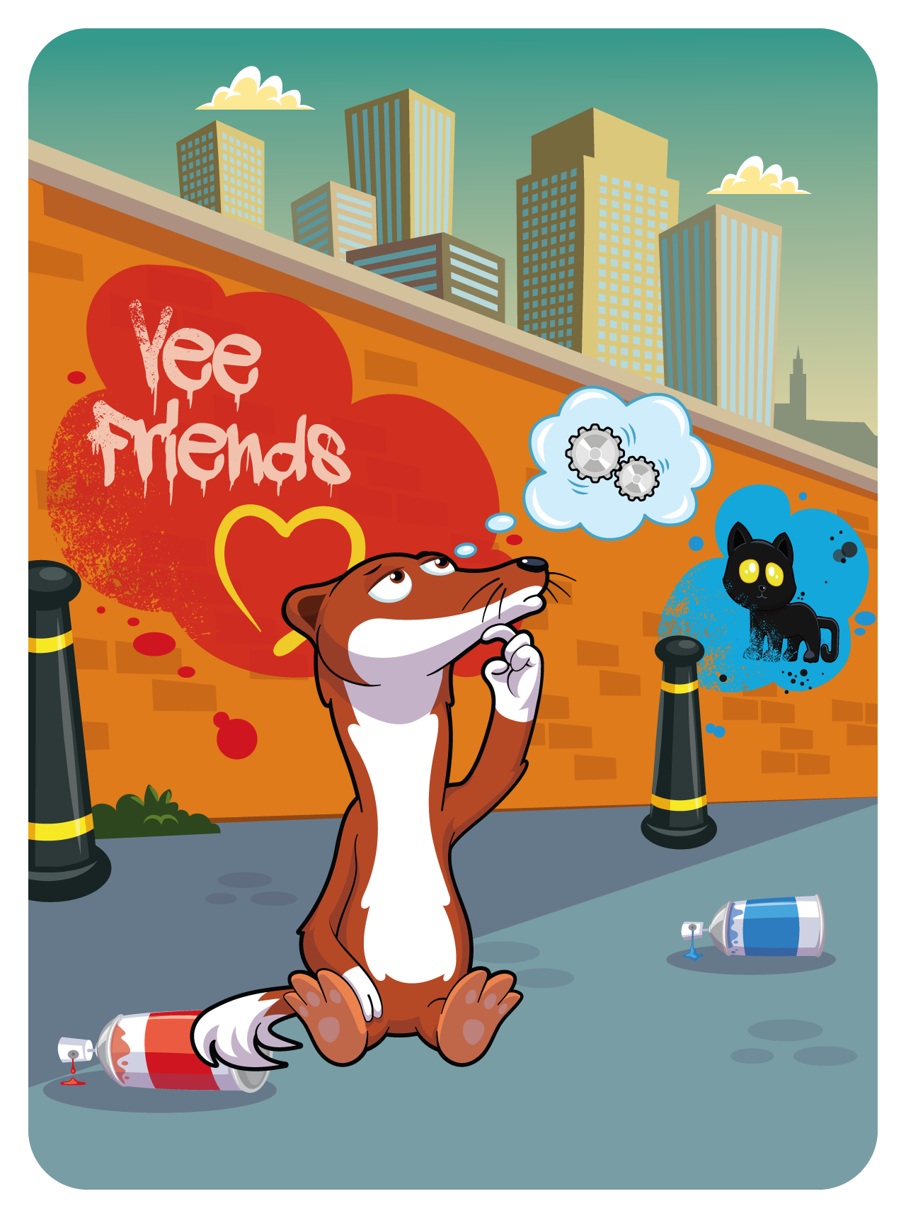 Gary Vaynerchuk - VeeFriends Series 2 - Witty Weasel #45861 - NFT # 45861