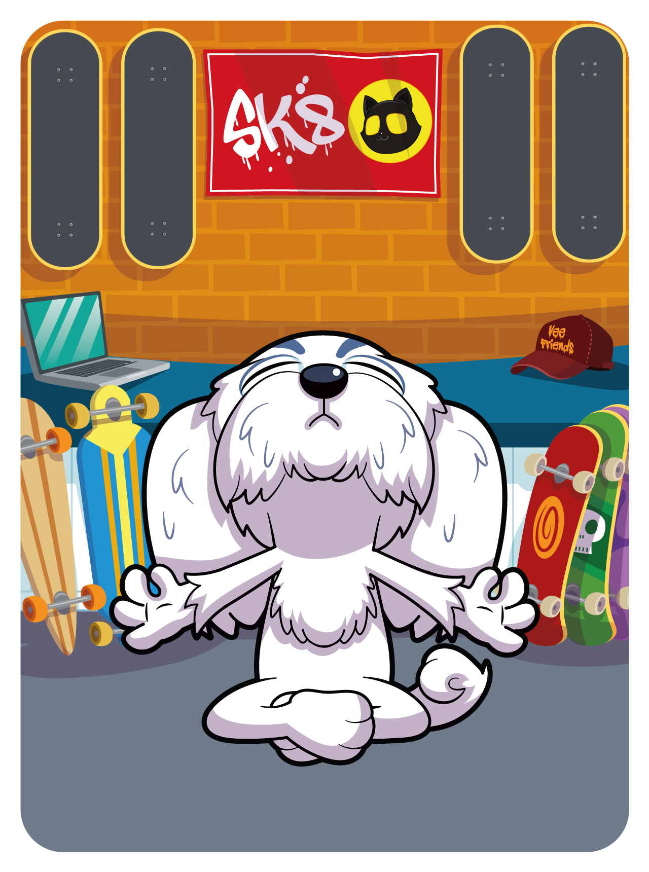 Gary Vaynerchuk - VeeFriends Series 2 - Magnanimous Maltese #45920 - NFT # 45920