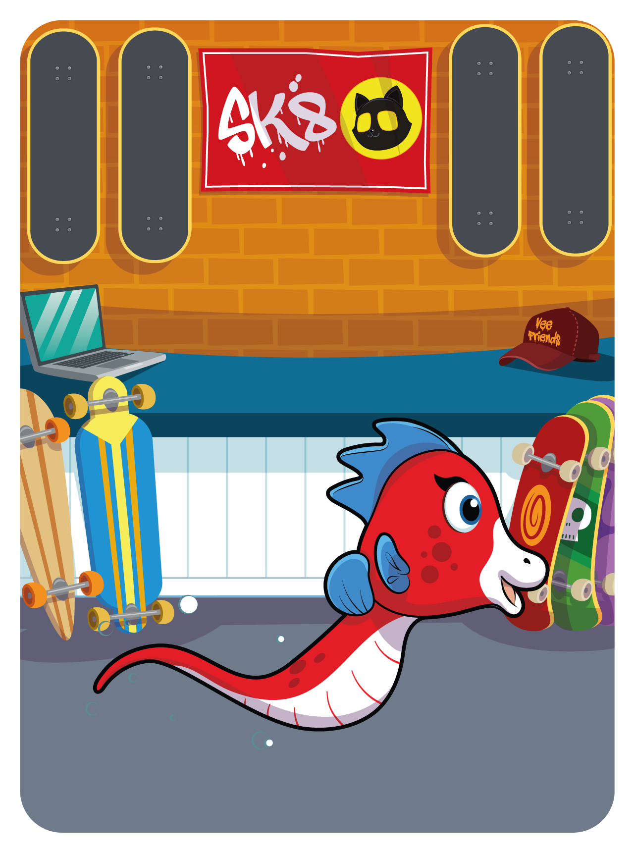 Gary Vaynerchuk - VeeFriends Series 2 - Spontaneous Seahorse #45946 - NFT # 45946