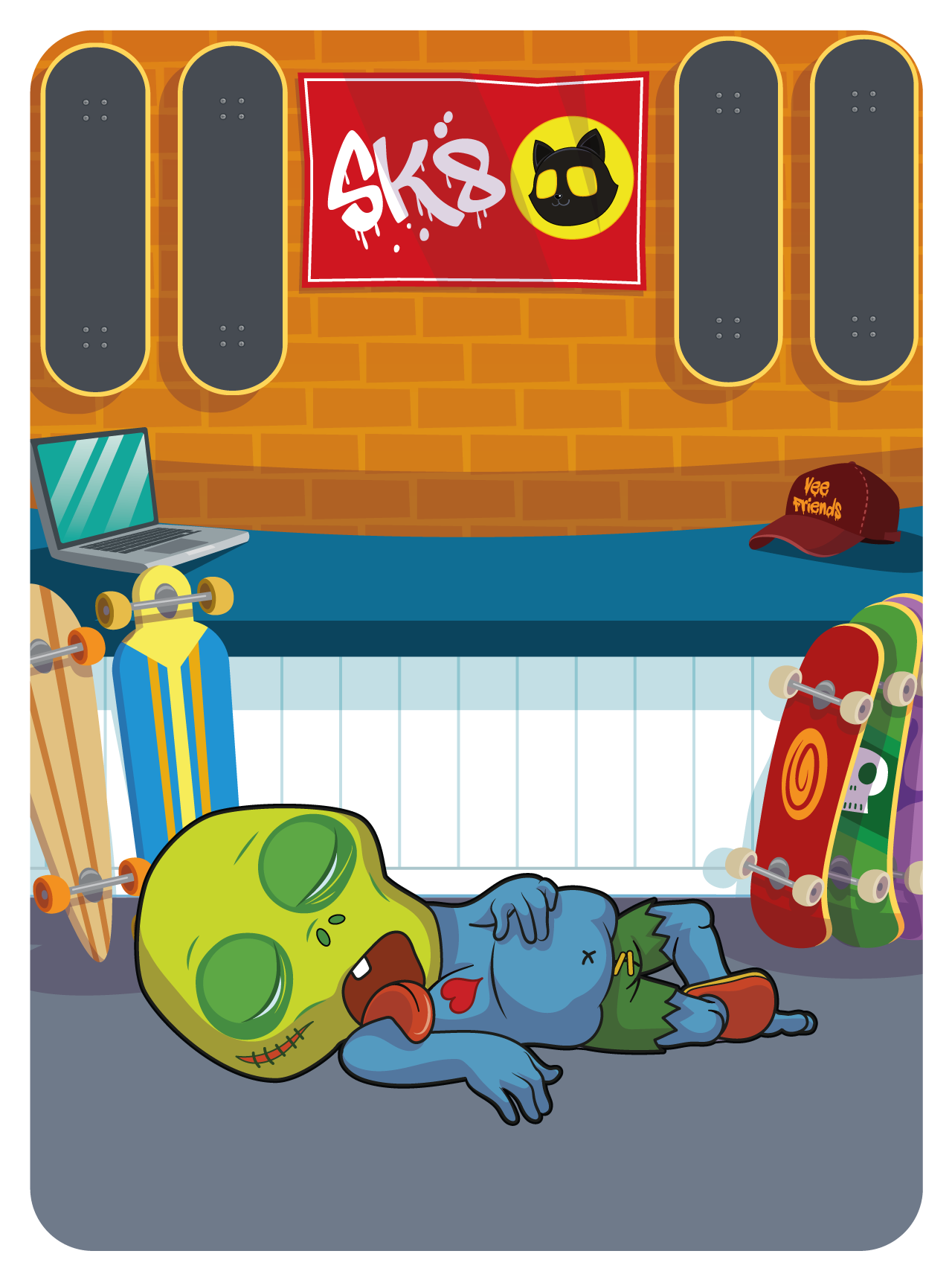 Gary Vaynerchuk - VeeFriends Series 2 - Zealous Zombie #46045 - NFT # 46045