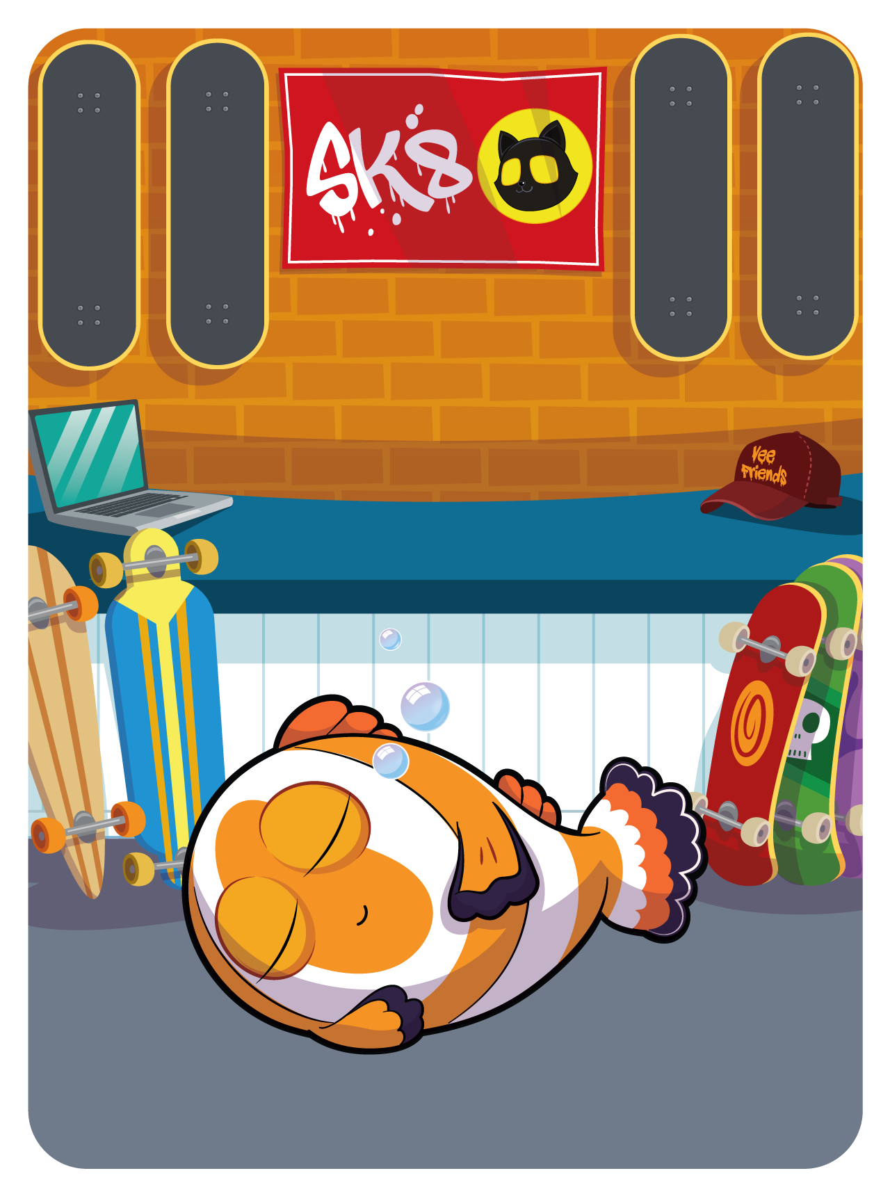 Gary Vaynerchuk - VeeFriends Series 2 - Candid Clownfish #46052 - NFT # 46052