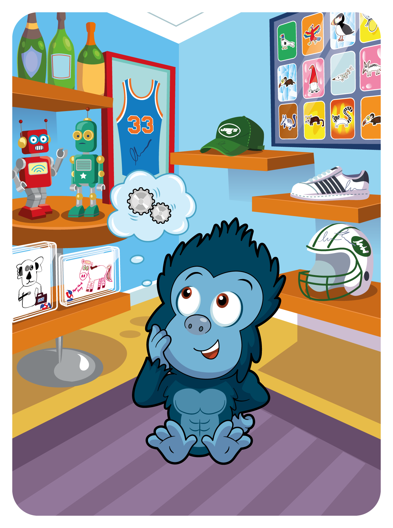 Gratitude Gorilla #46086